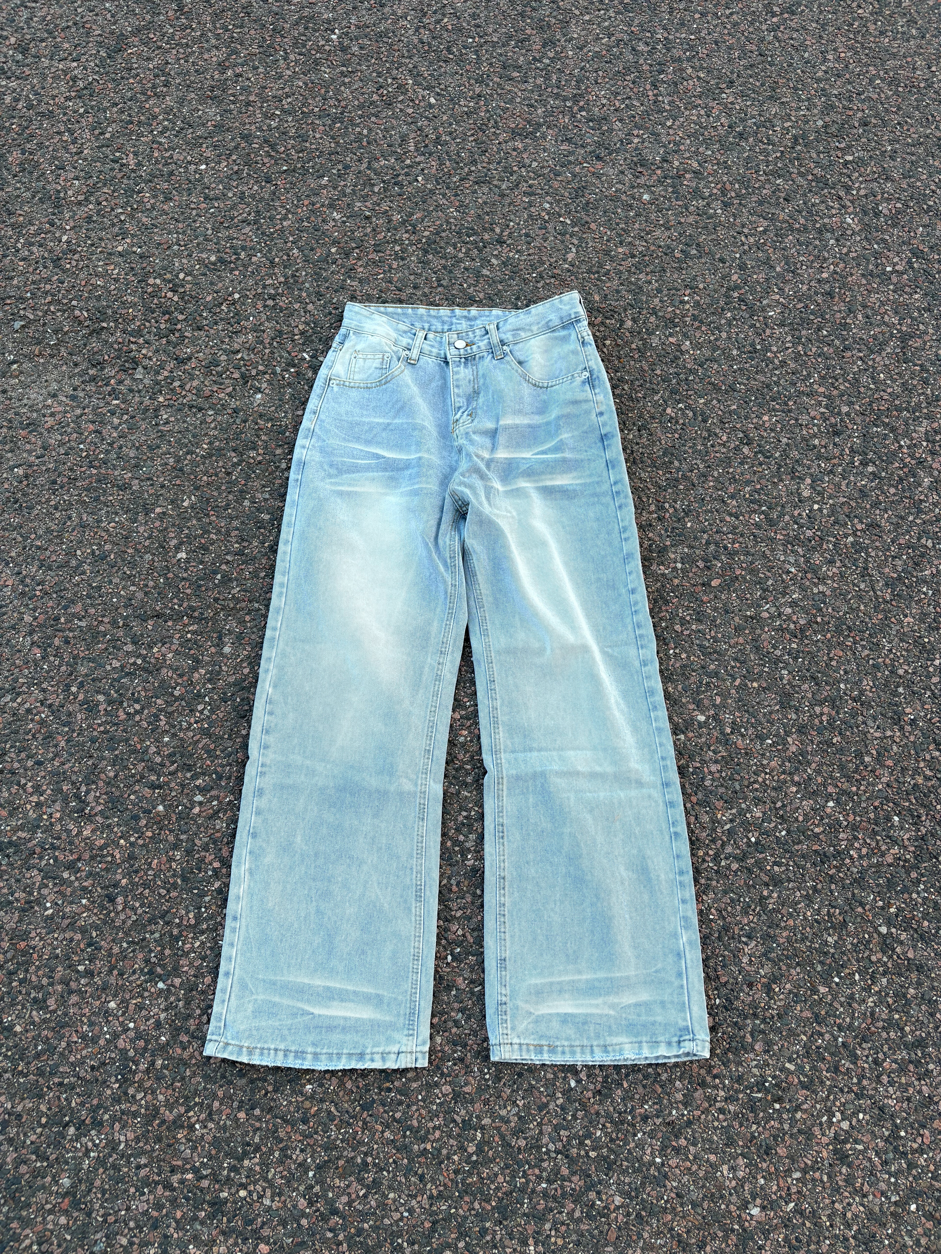 Vintage bootcut washed jeans