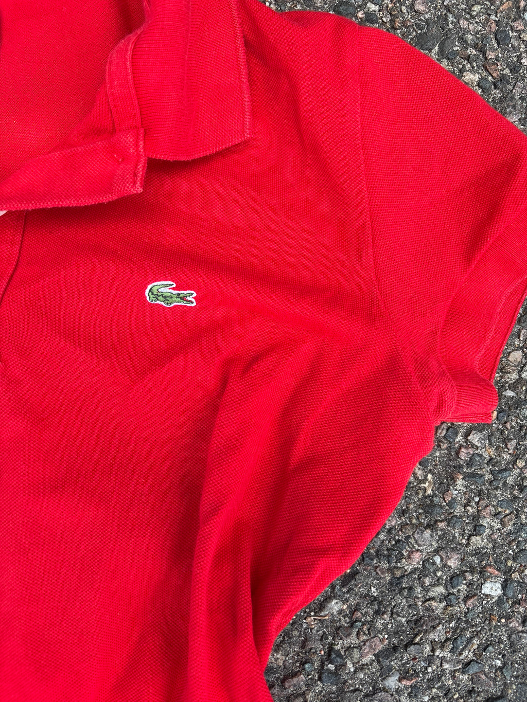 Vintage lacoste women’s size S red polo