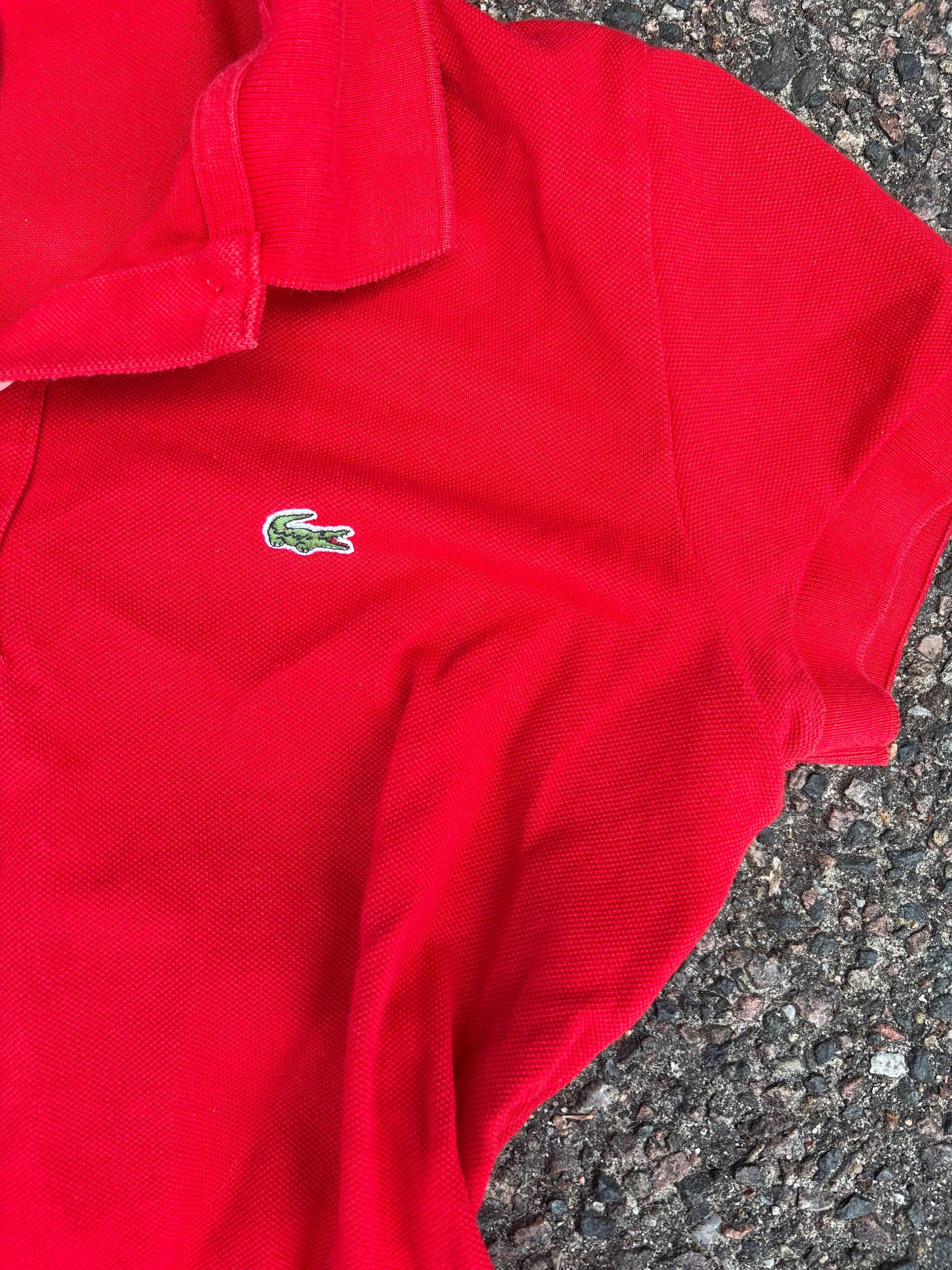 Vintage lacoste women’s size S red polo