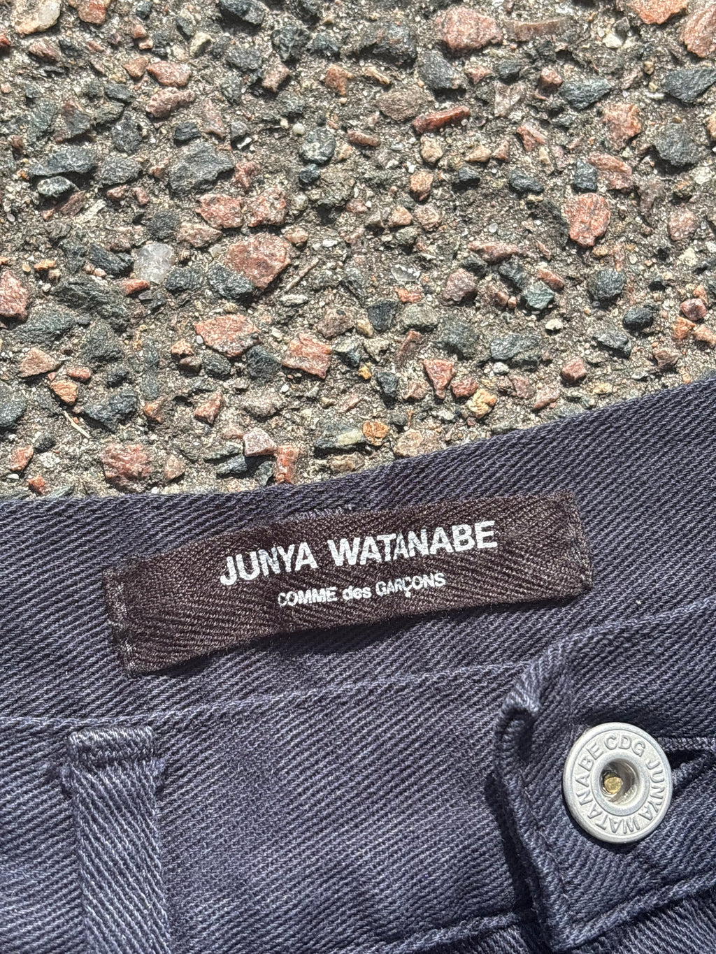 2015 Junya watanabe Capri pants Black denim