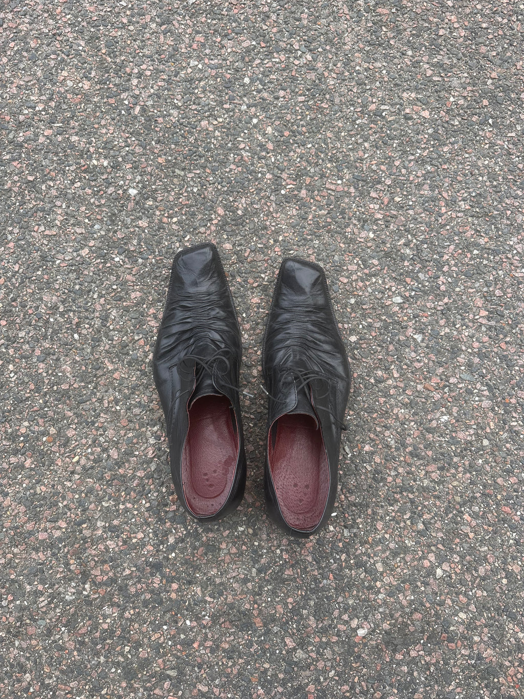 Lanetti Italian black leather shoes