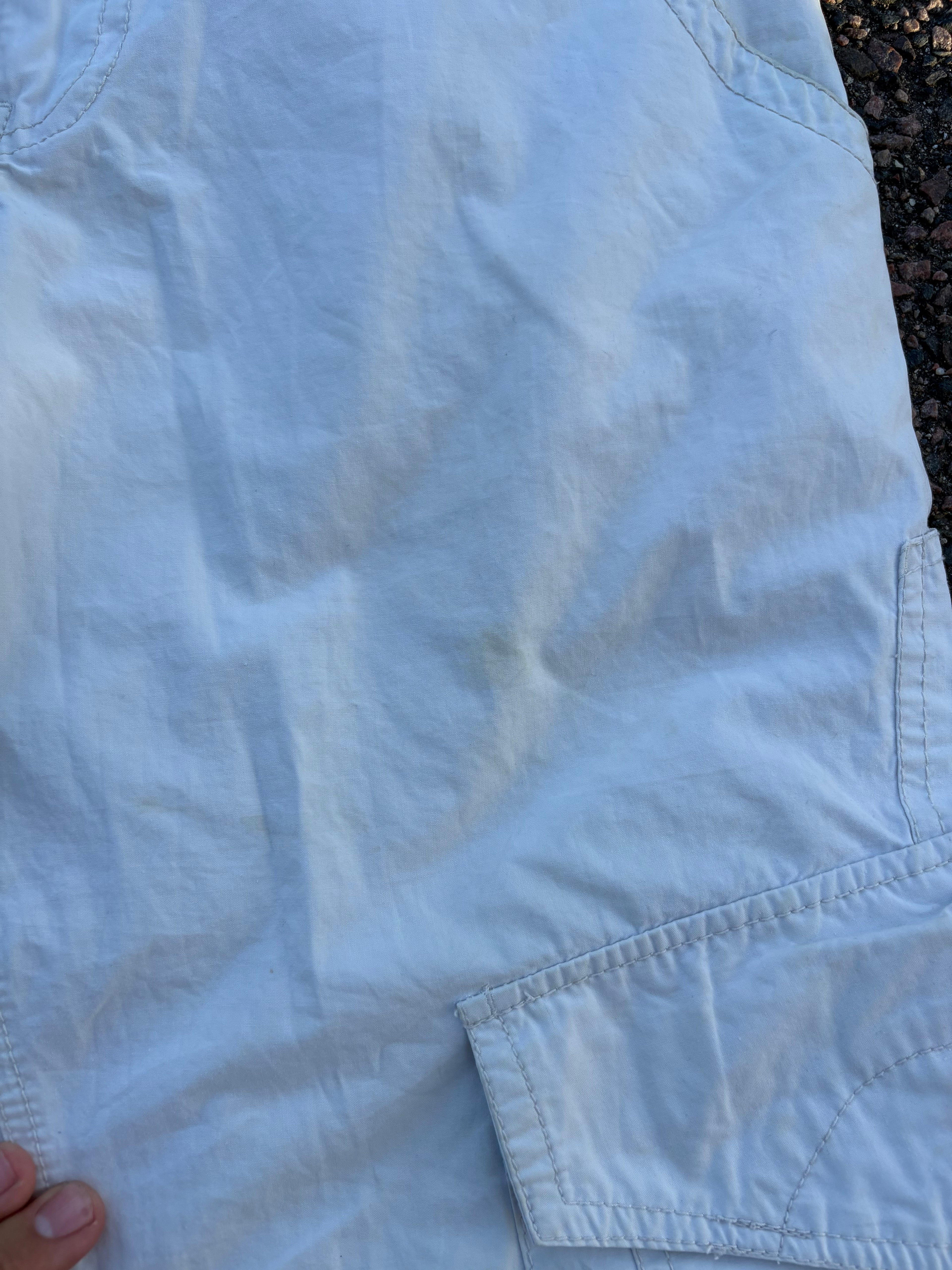 Vintage white capris