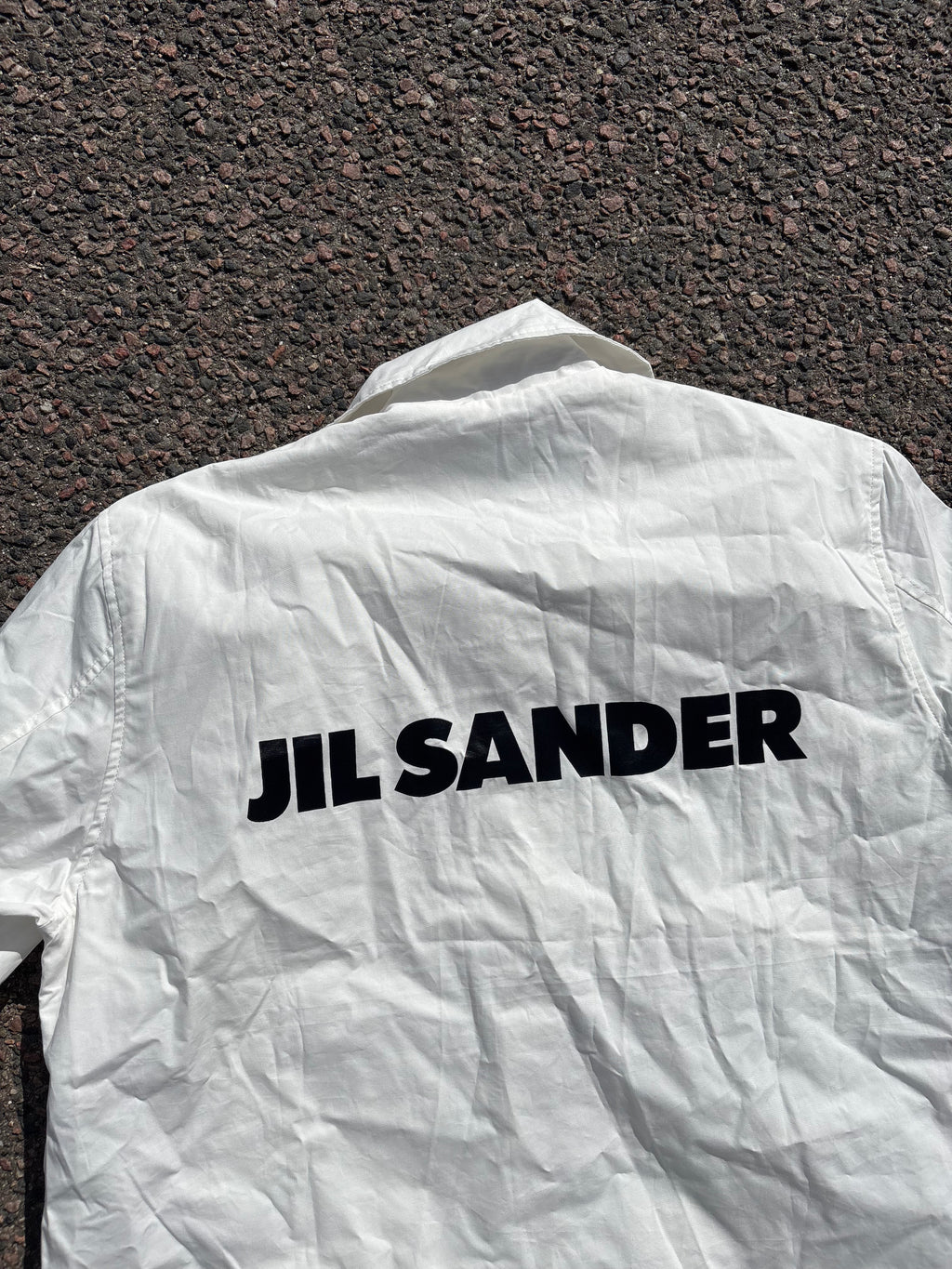 Jil Sander White rain coat