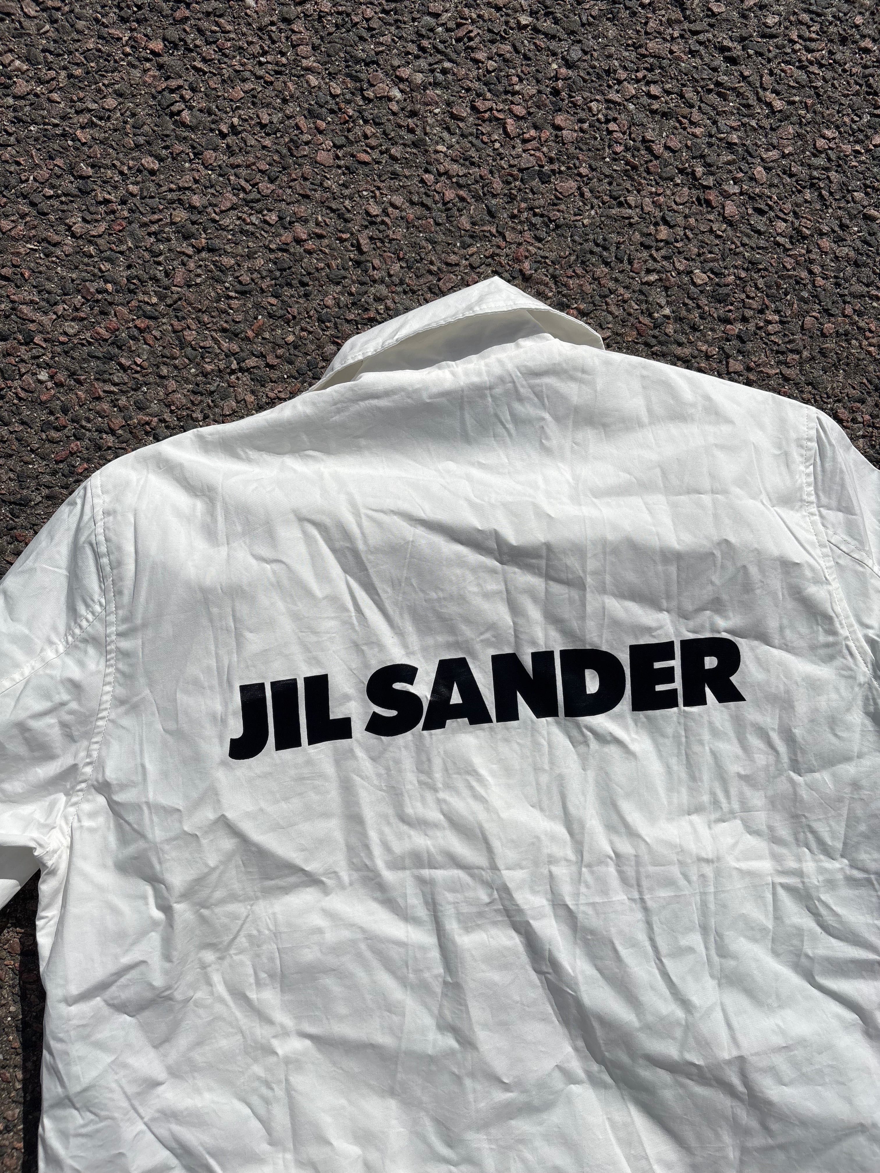 Jil Sander White rain coat