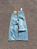 MM6 Maison Margiela double sided bootcut jeans