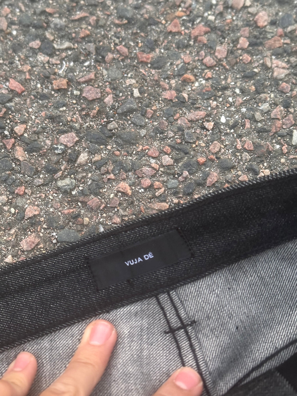 Vuja de raw denim jeans 2022