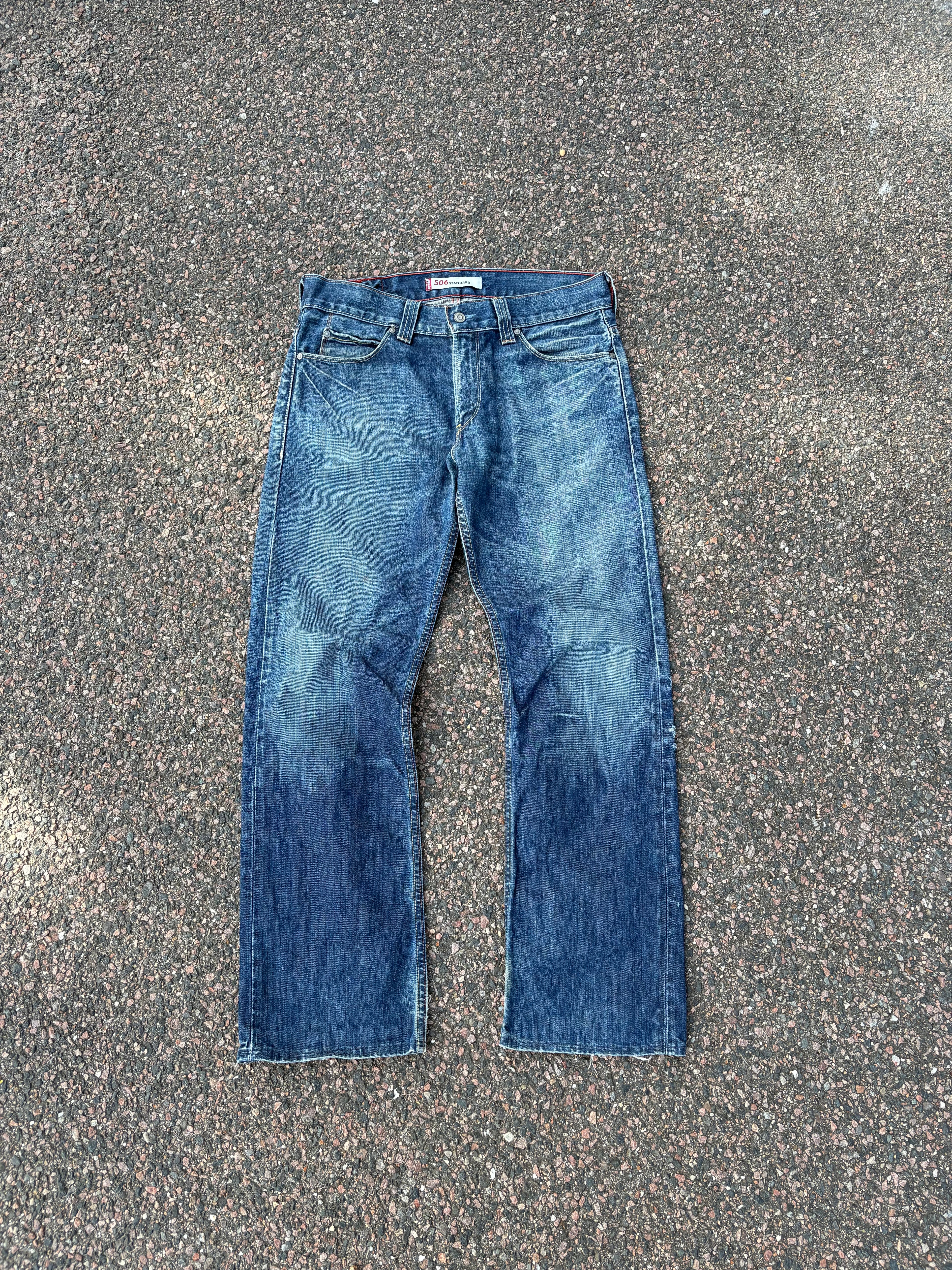 Levis 506 standard faded vintage jeans