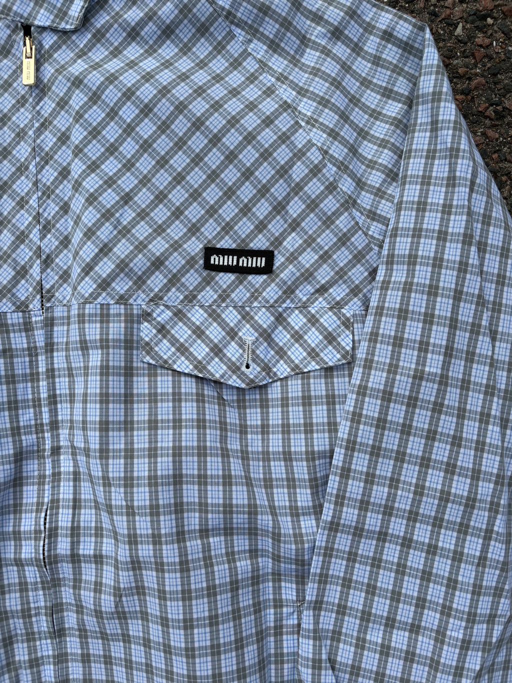 Miu miu striped jacket