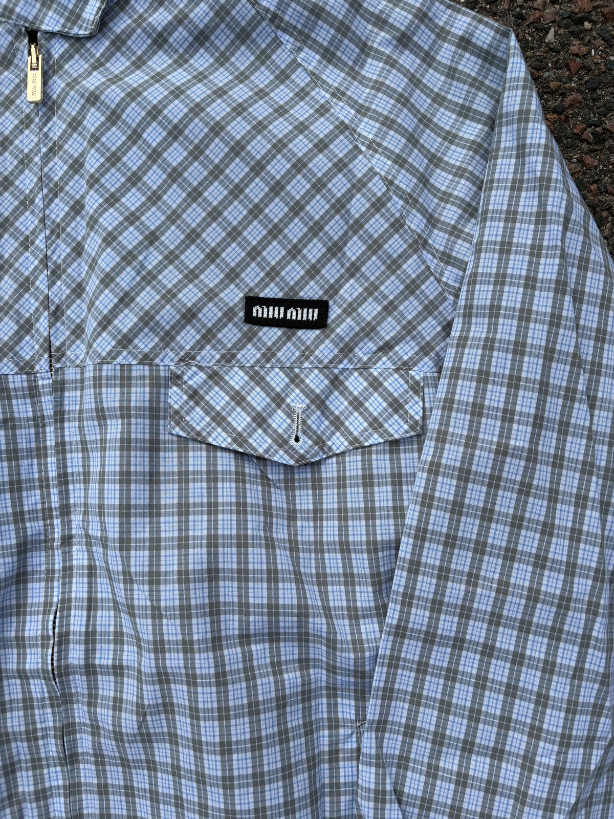 Miu miu striped jacket