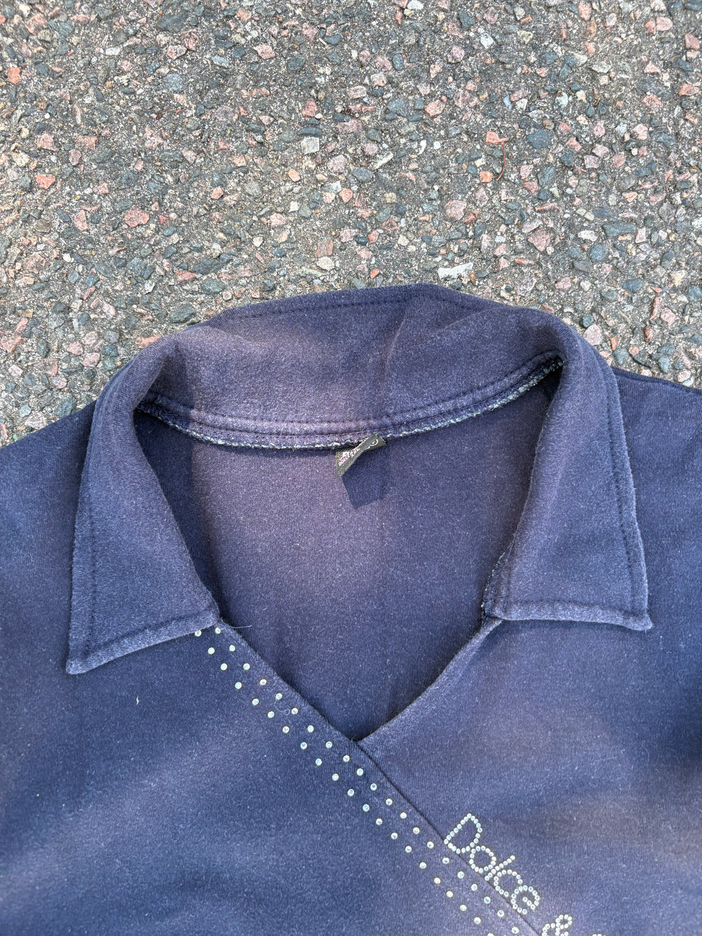 Dolce & Gabbana navy polo