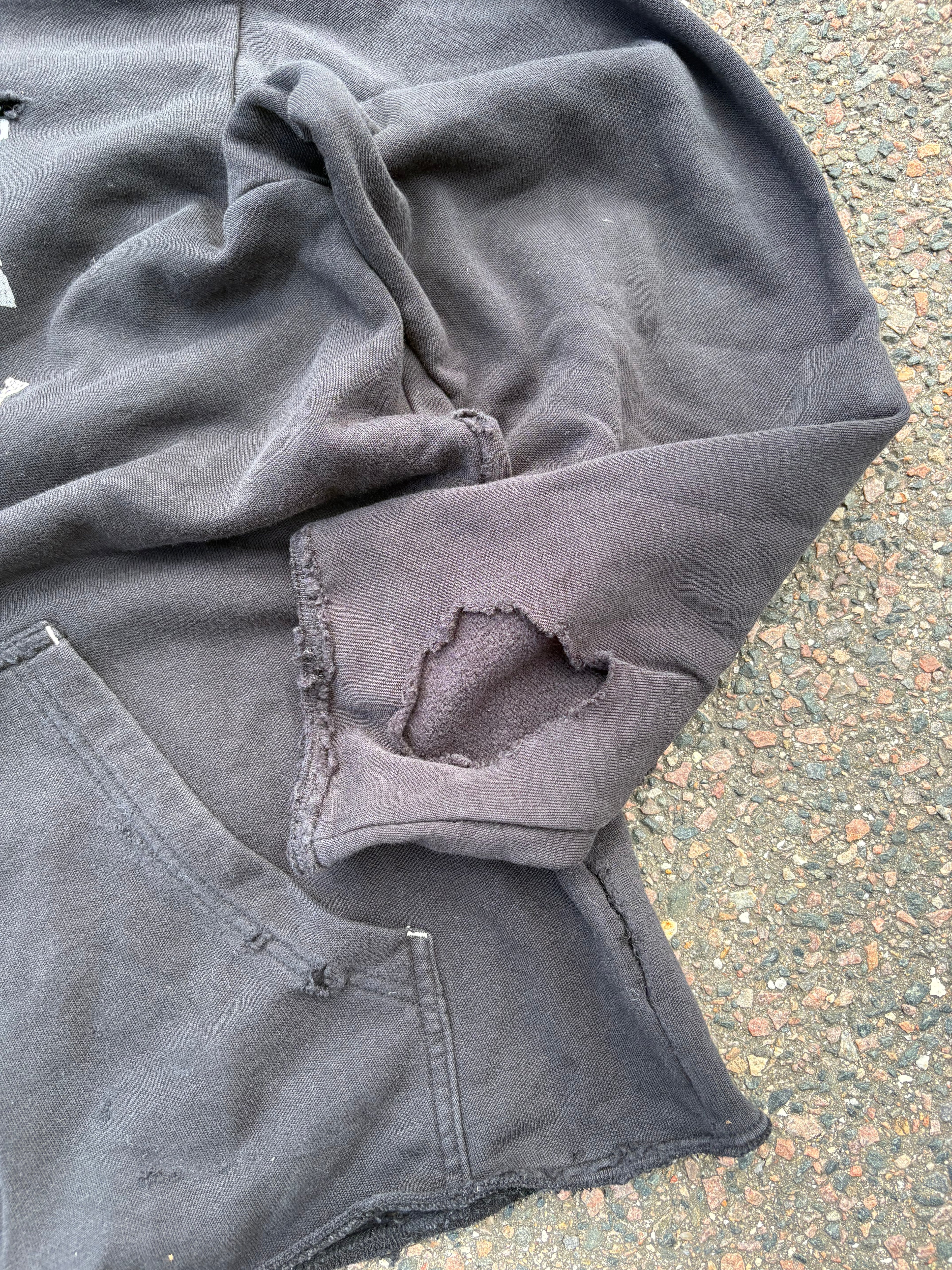 Vintage champion hoodie black