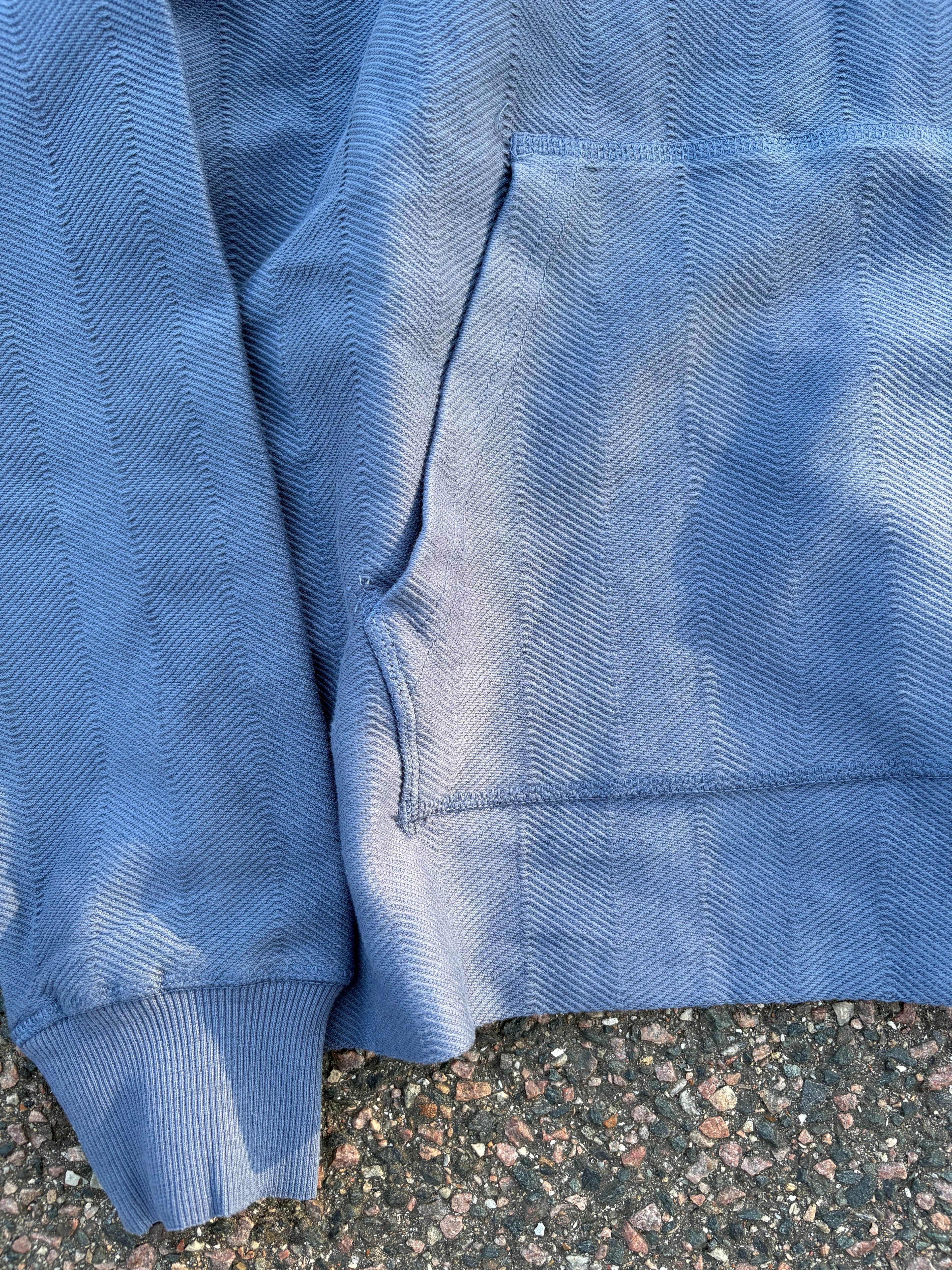 Aime Leon dore cropped blue hoodie