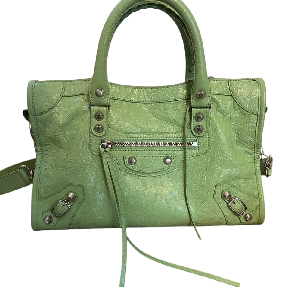Balenciaga Le city FW09 mint green bag