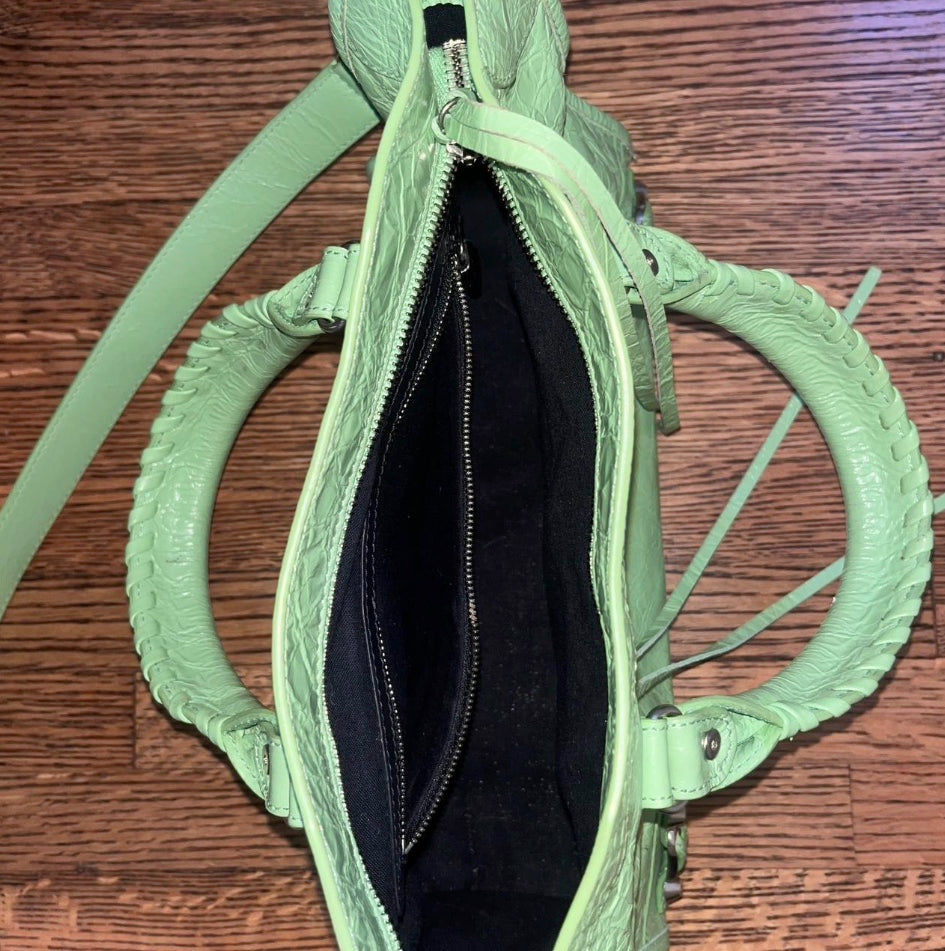 Balenciaga Le city FW09 mint green bag