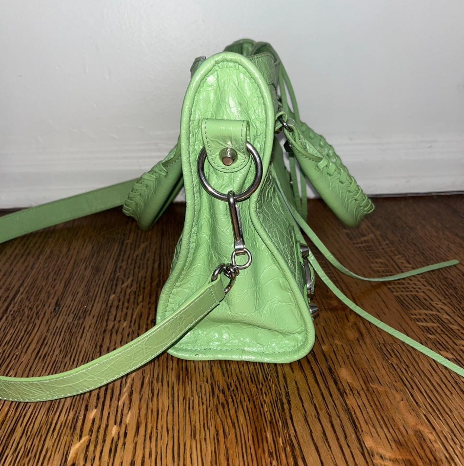 Balenciaga Le city FW09 mint green bag