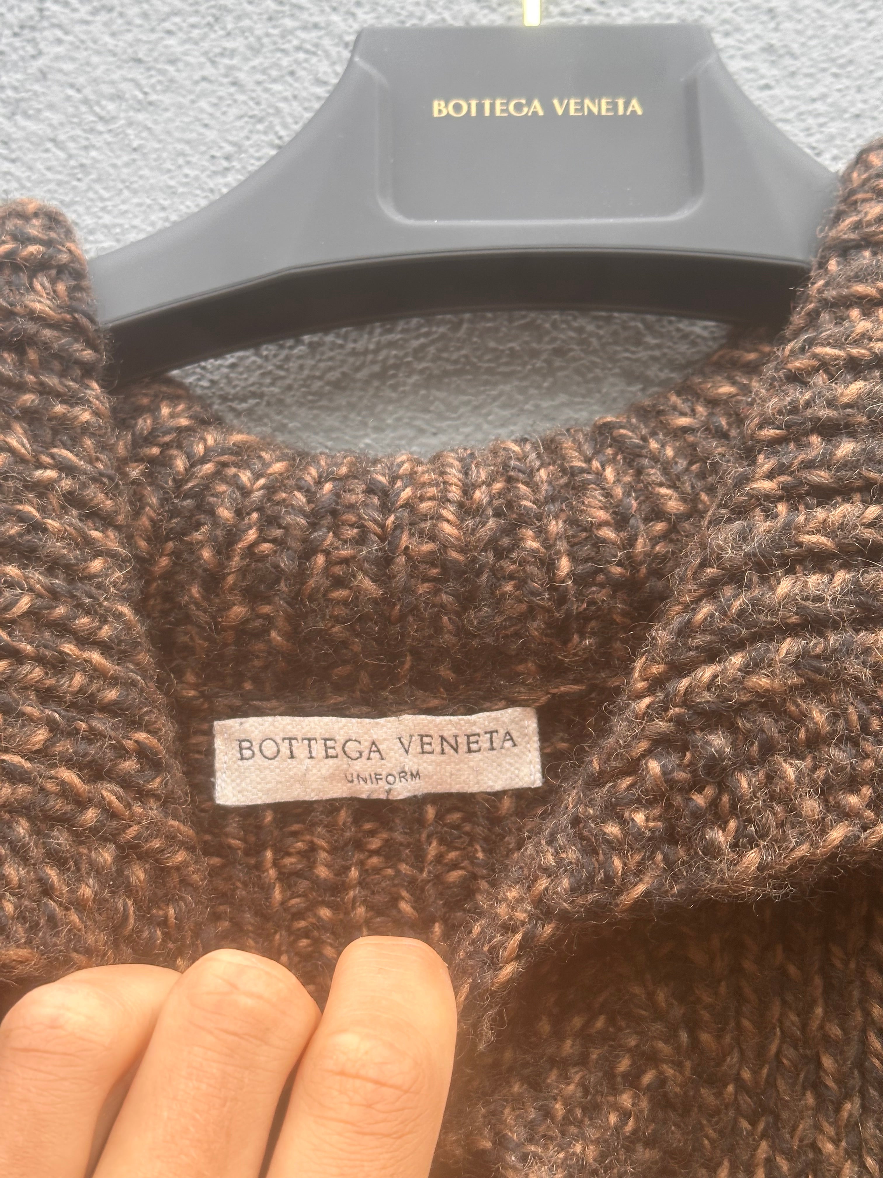 Bottega Veneta wool cardigan brown