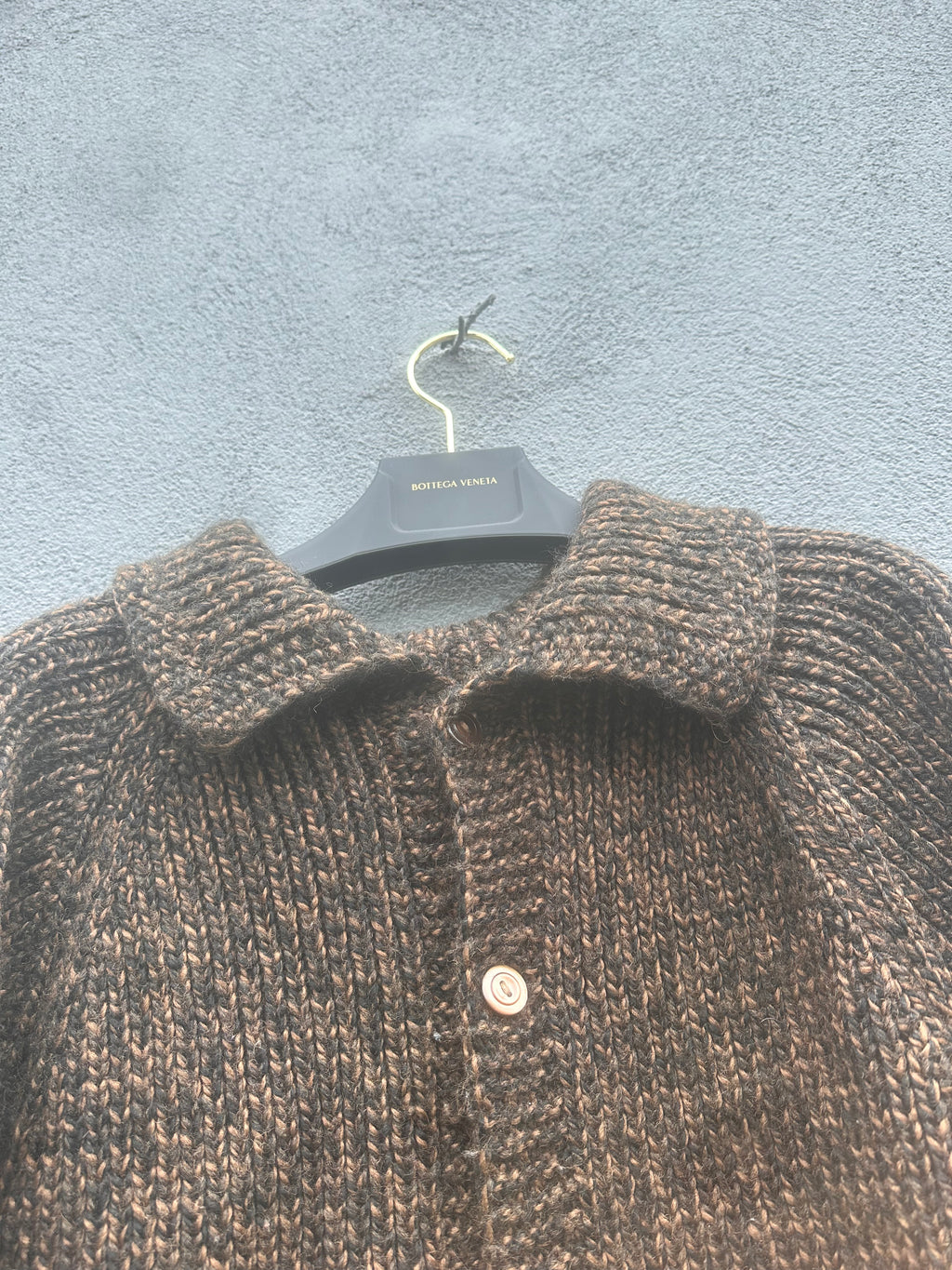 Bottega Veneta wool cardigan brown