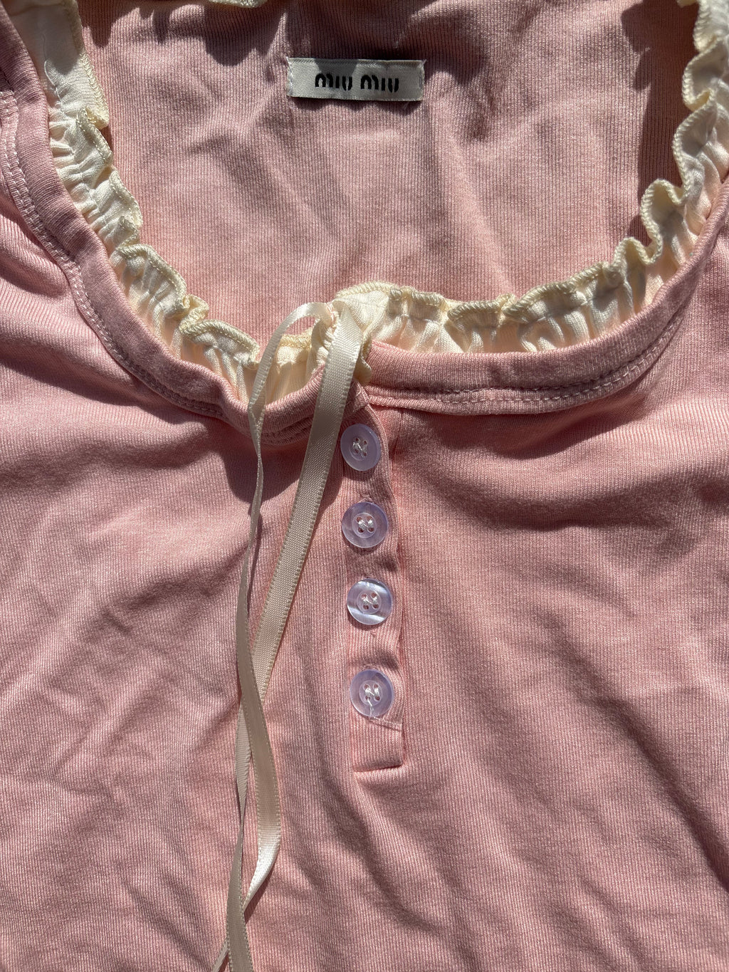 2000s Vintage Miu Miu top