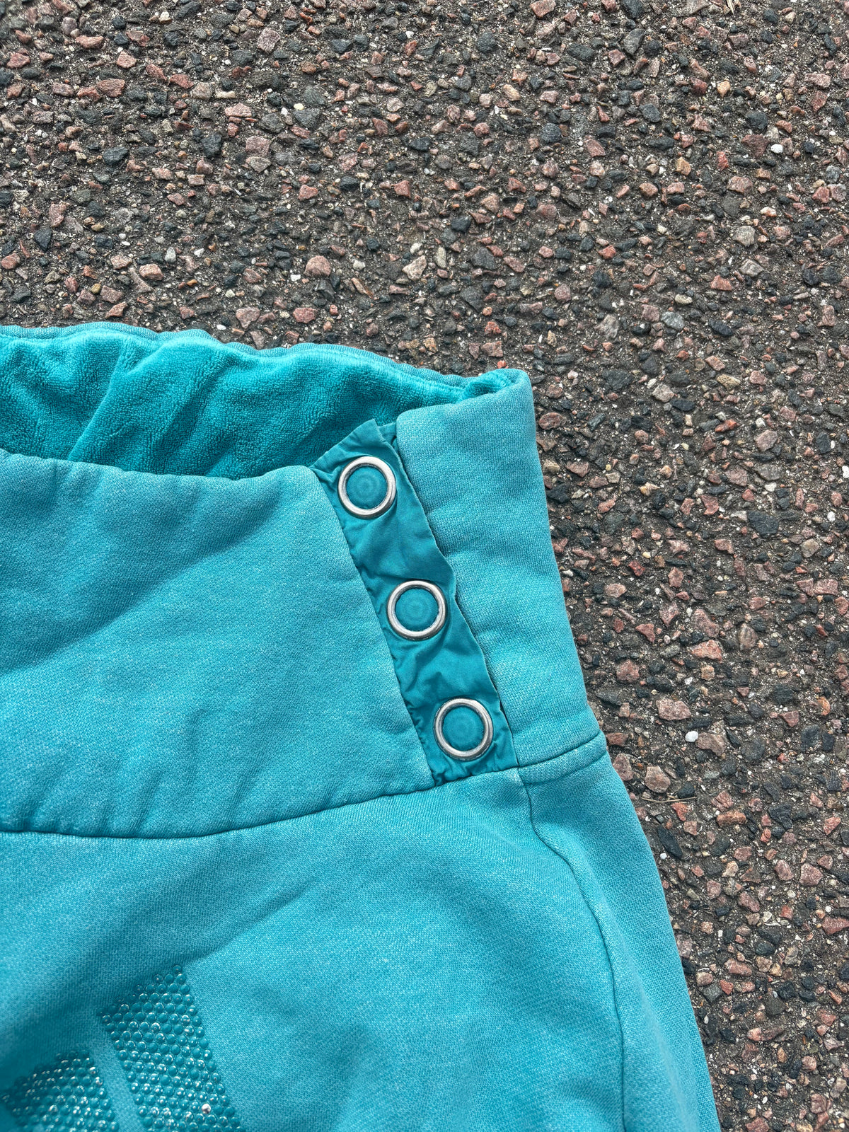 Vintage Adidas sweater turquoise