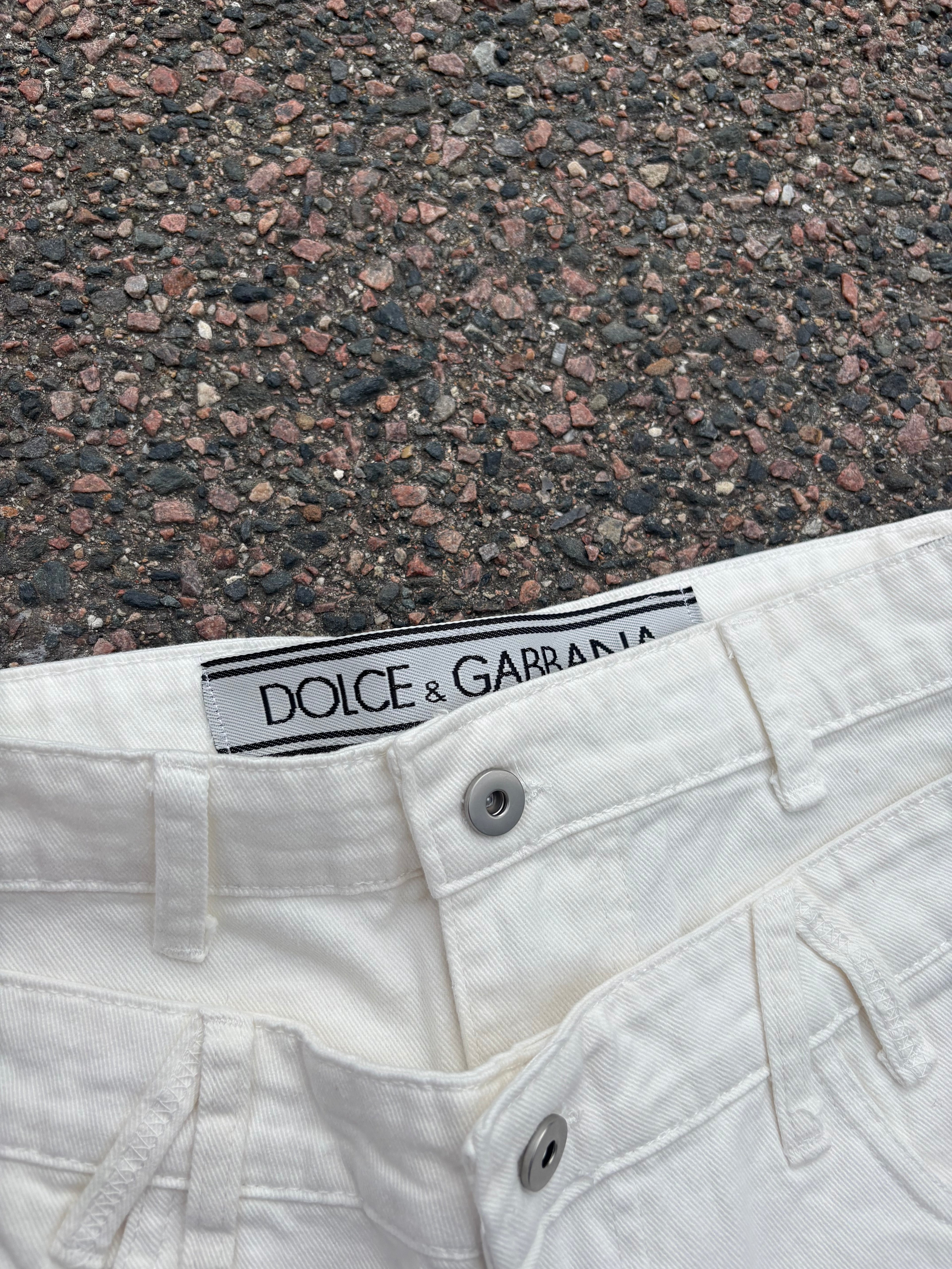 Dolce & Gabbana double waistband pants wide fit