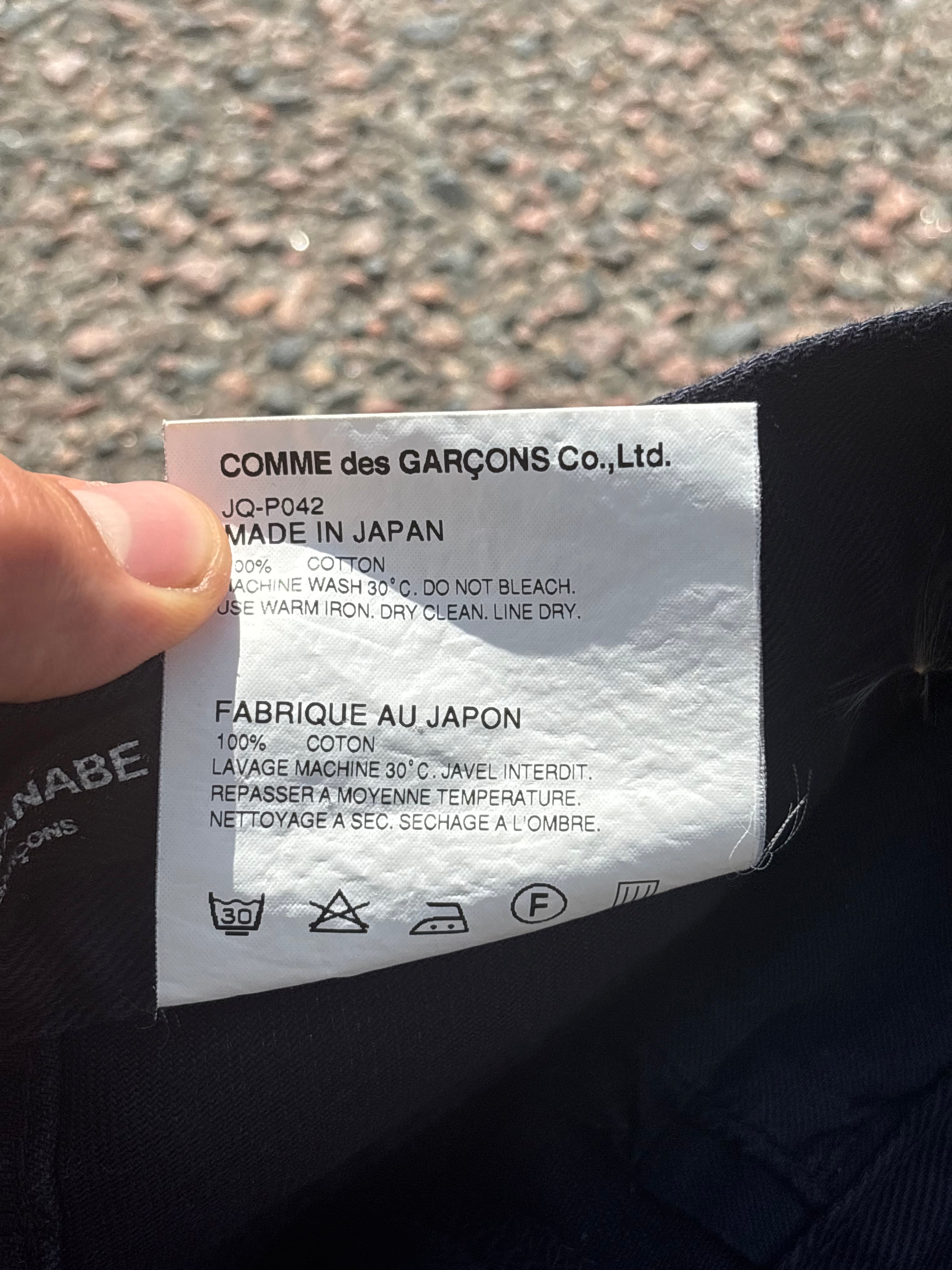 2015 Junya watanabe Capri pants Black denim