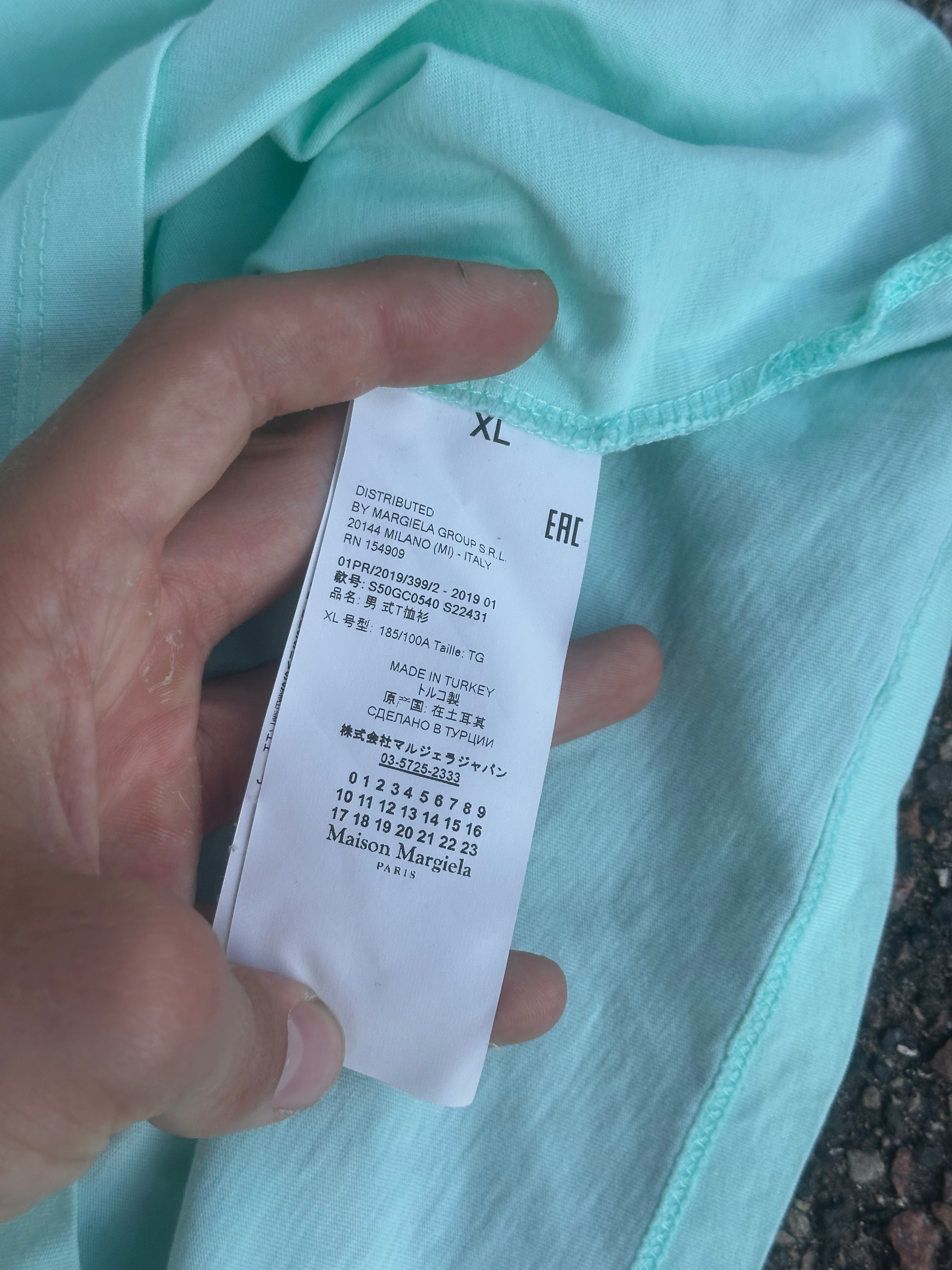 Mint maison margiela plain T-Shirt