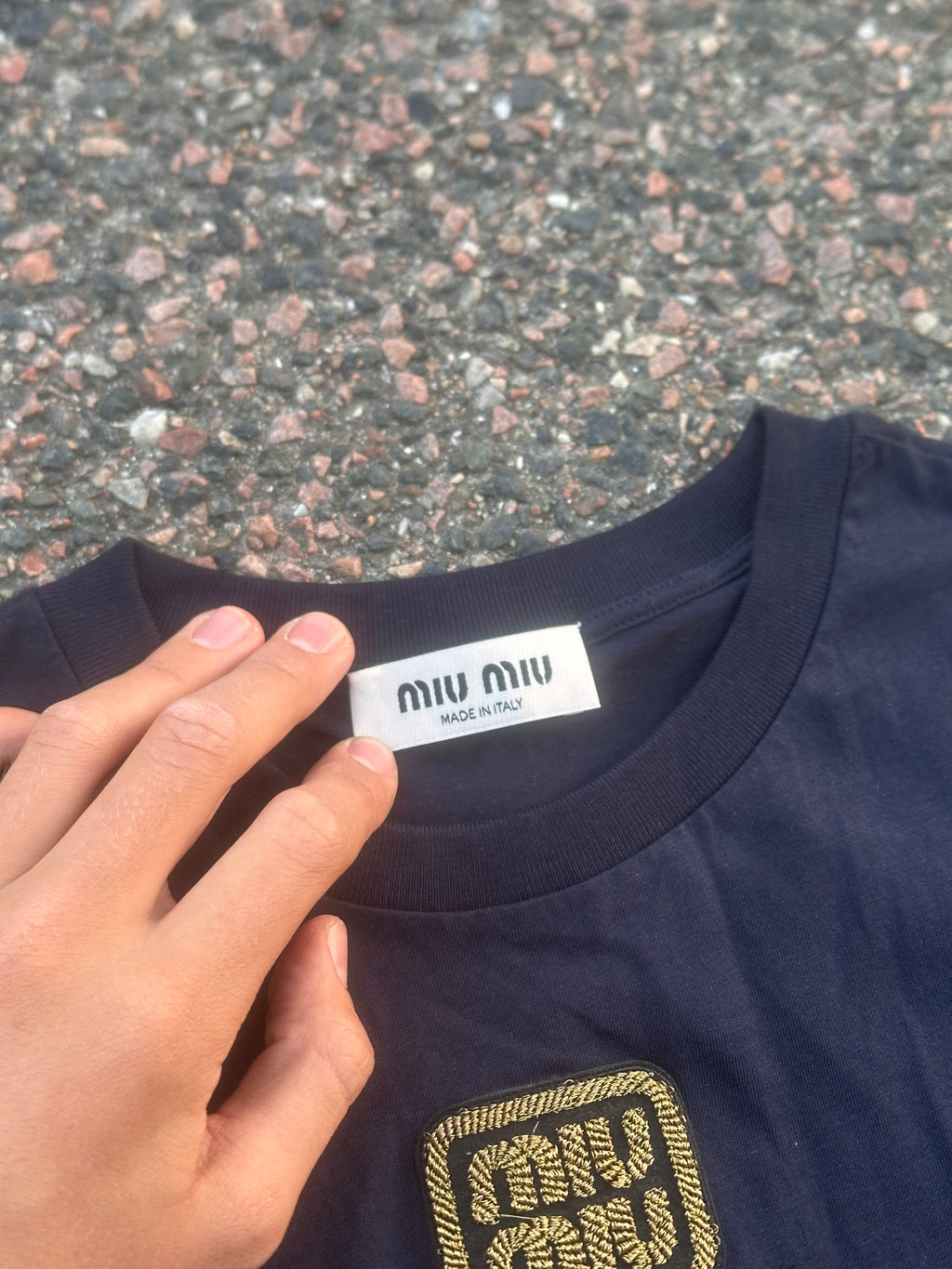 Miu miu L/S navy