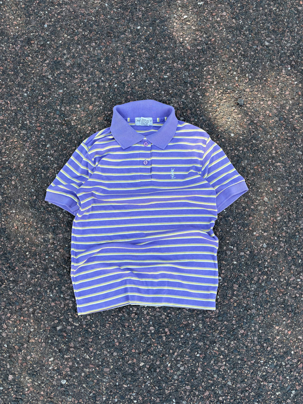 1990s YvesSaintLaurent activewear polo striped