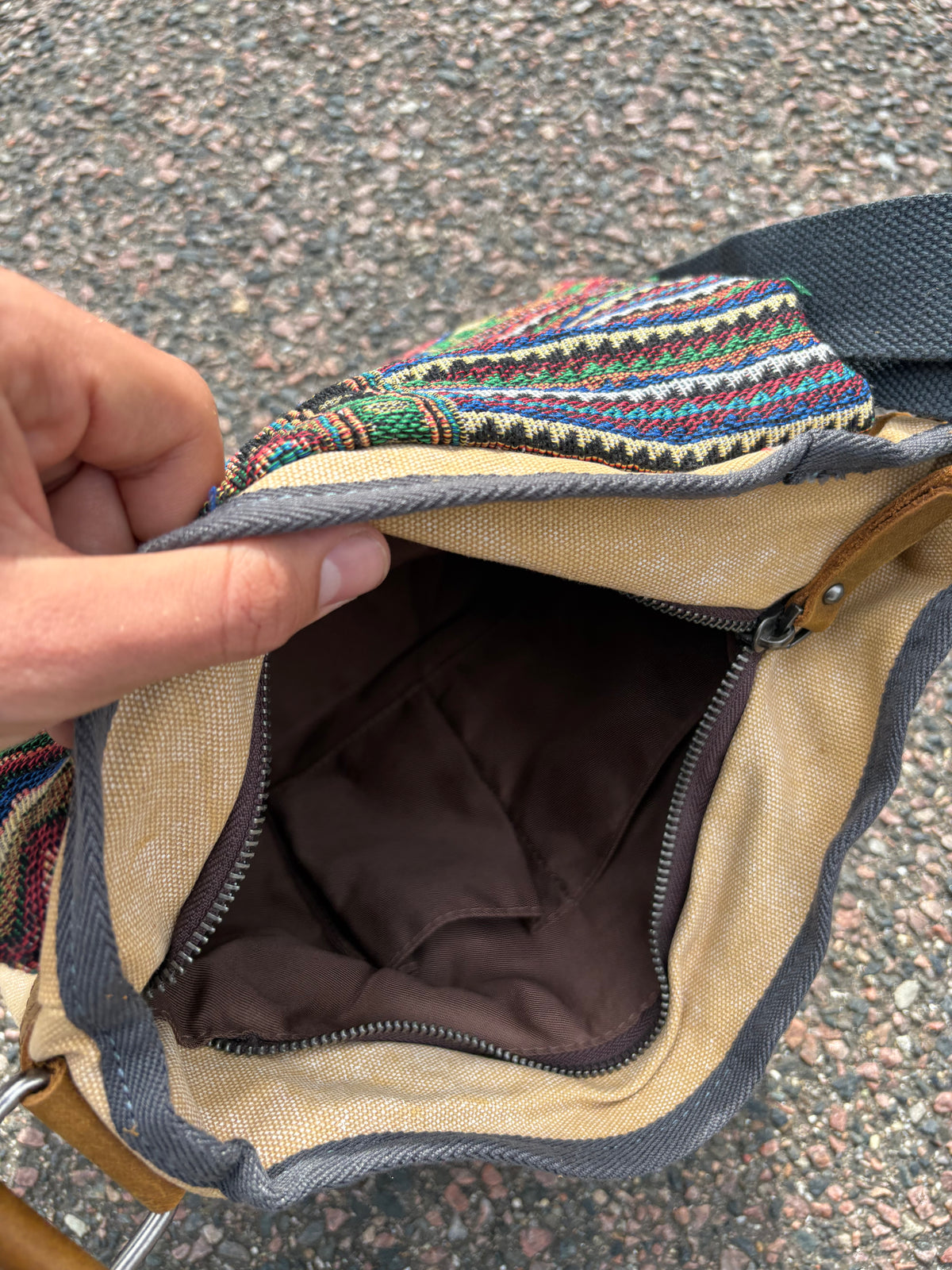 Double RL Ralph Lauren shoulder bag