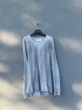 Maison Martin Margiela washed beat up gray long sleeve