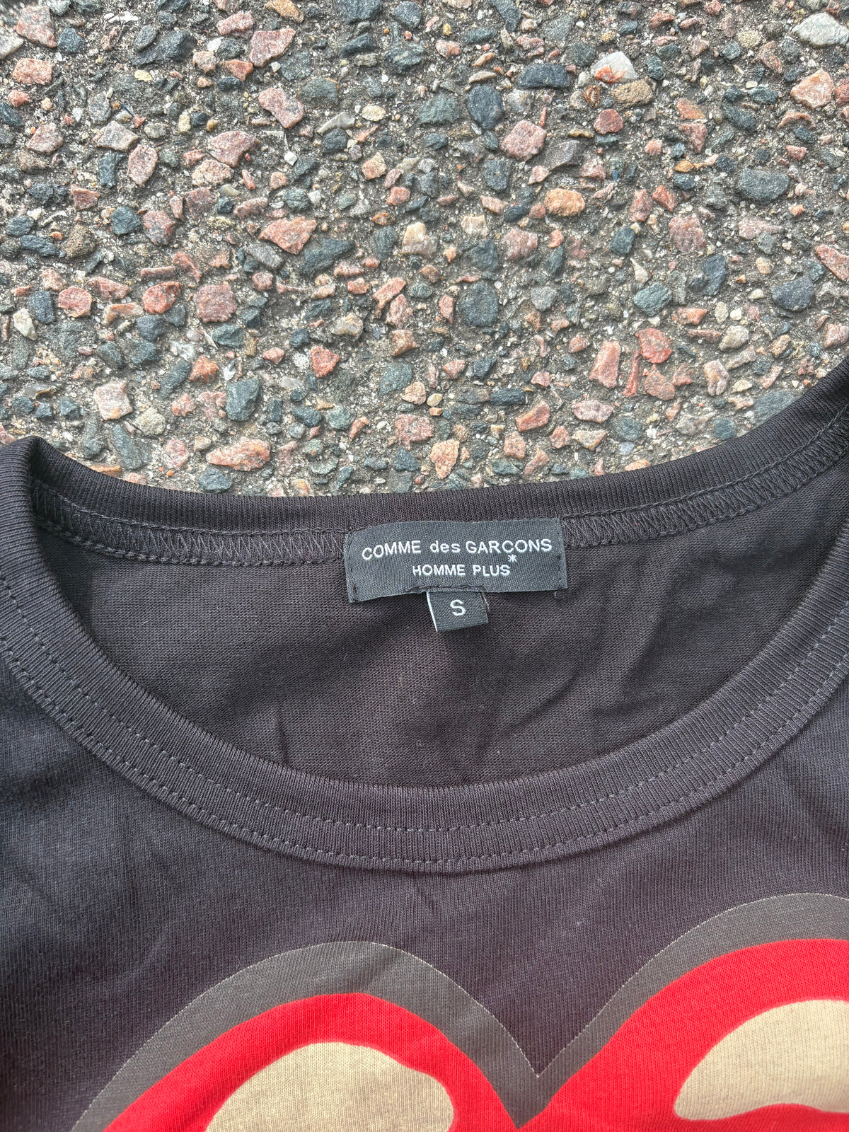 Comme des garcons Rolling Stones t shirt