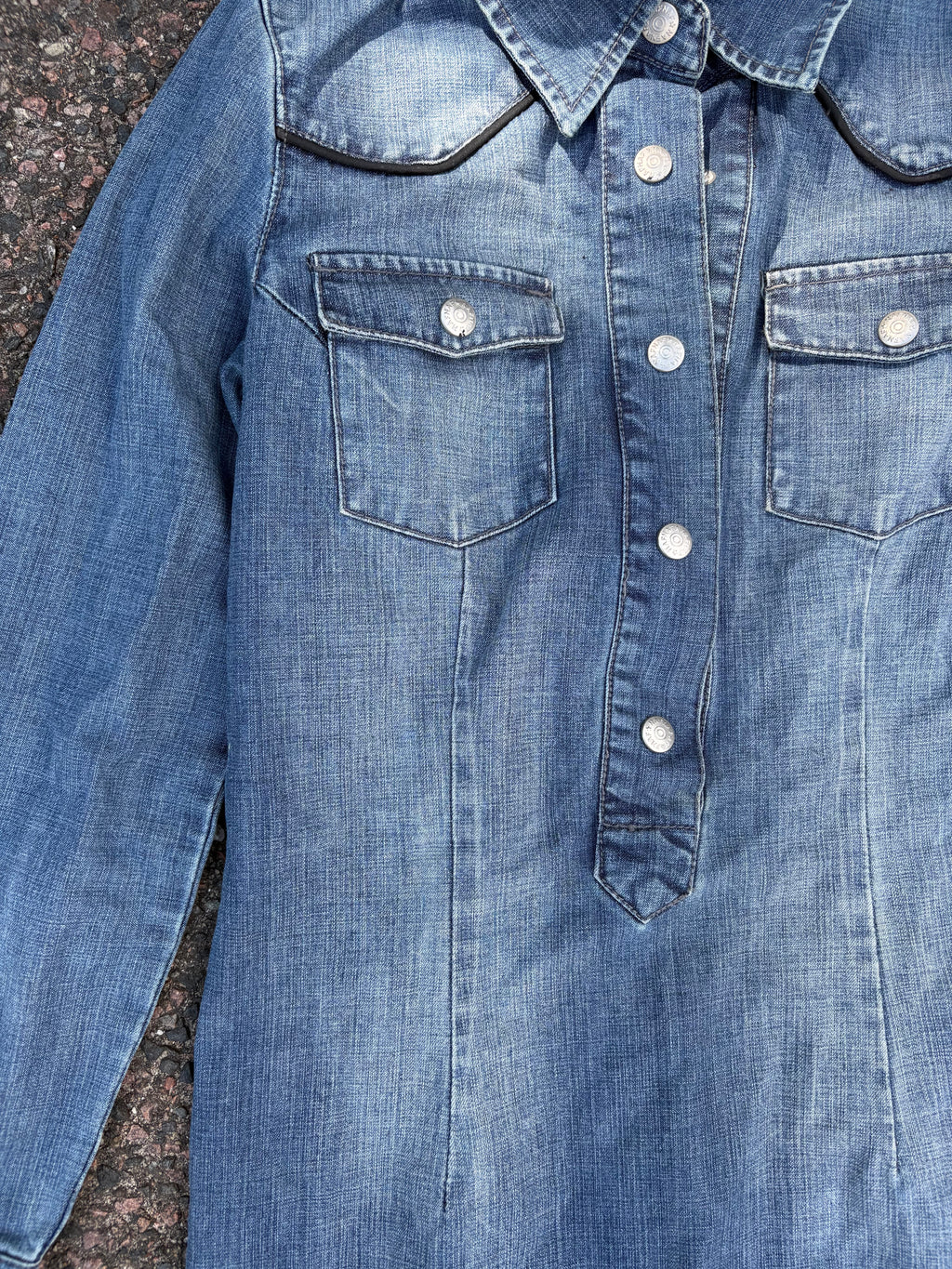 Vintage 1990s denim dress