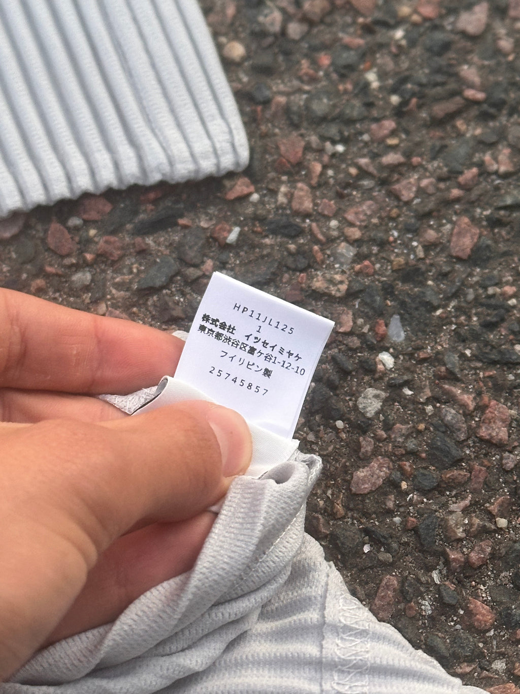 Issey miyake cardigan gray