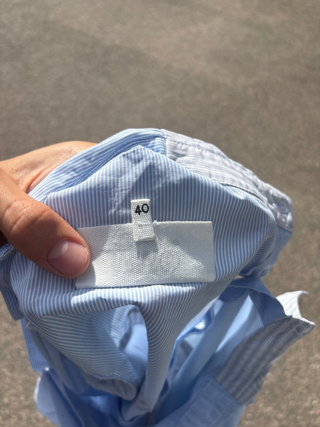 Maison Margiela MM6 deconstructed double sided shirt