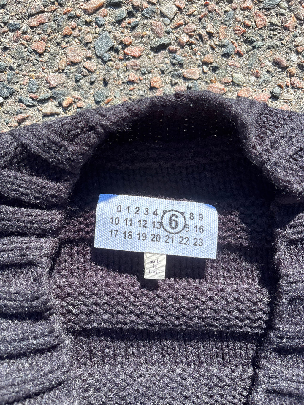 MM6 Maison Margiela distressed cardigan