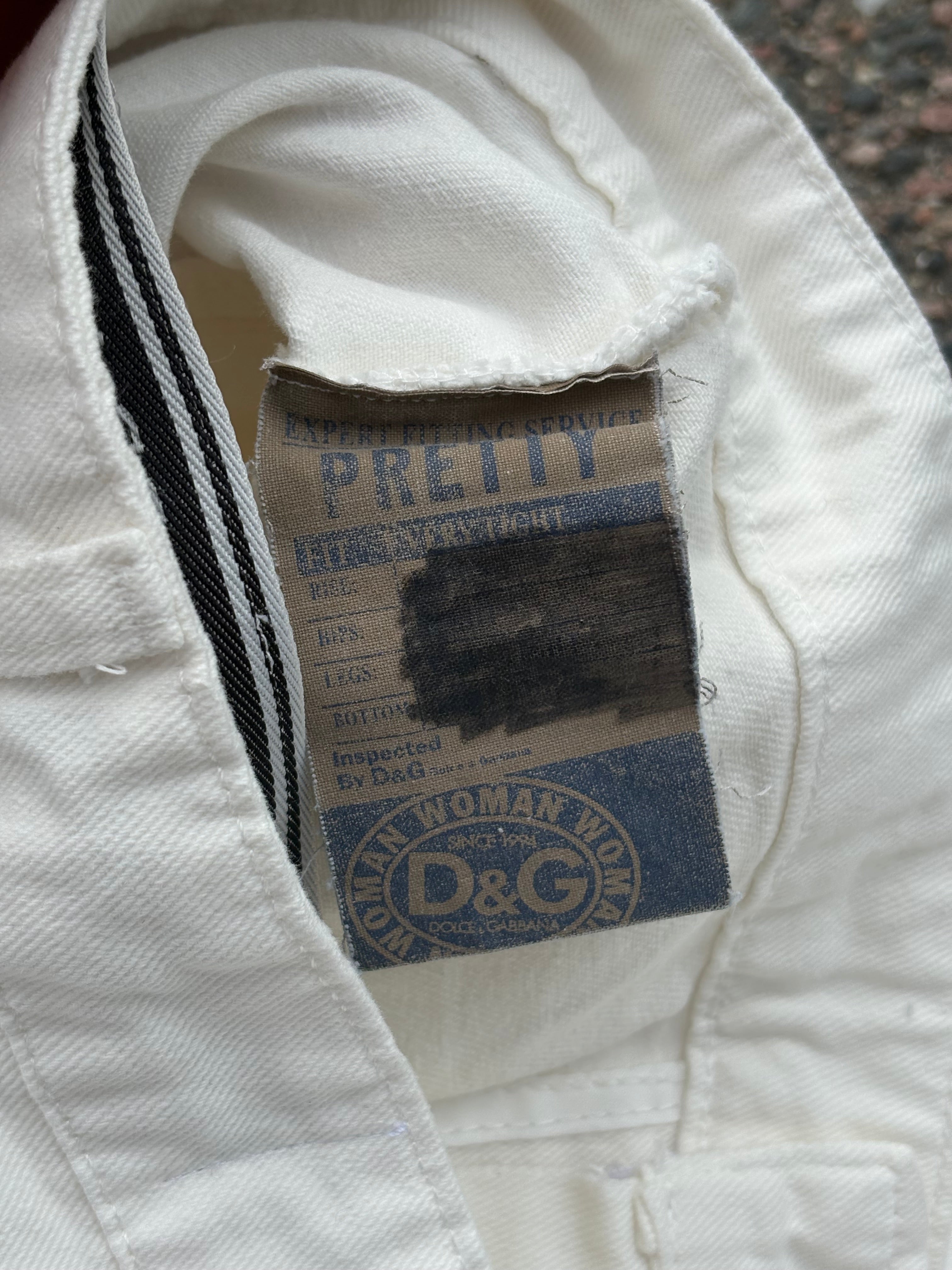 Dolce & Gabbana double waistband pants wide fit