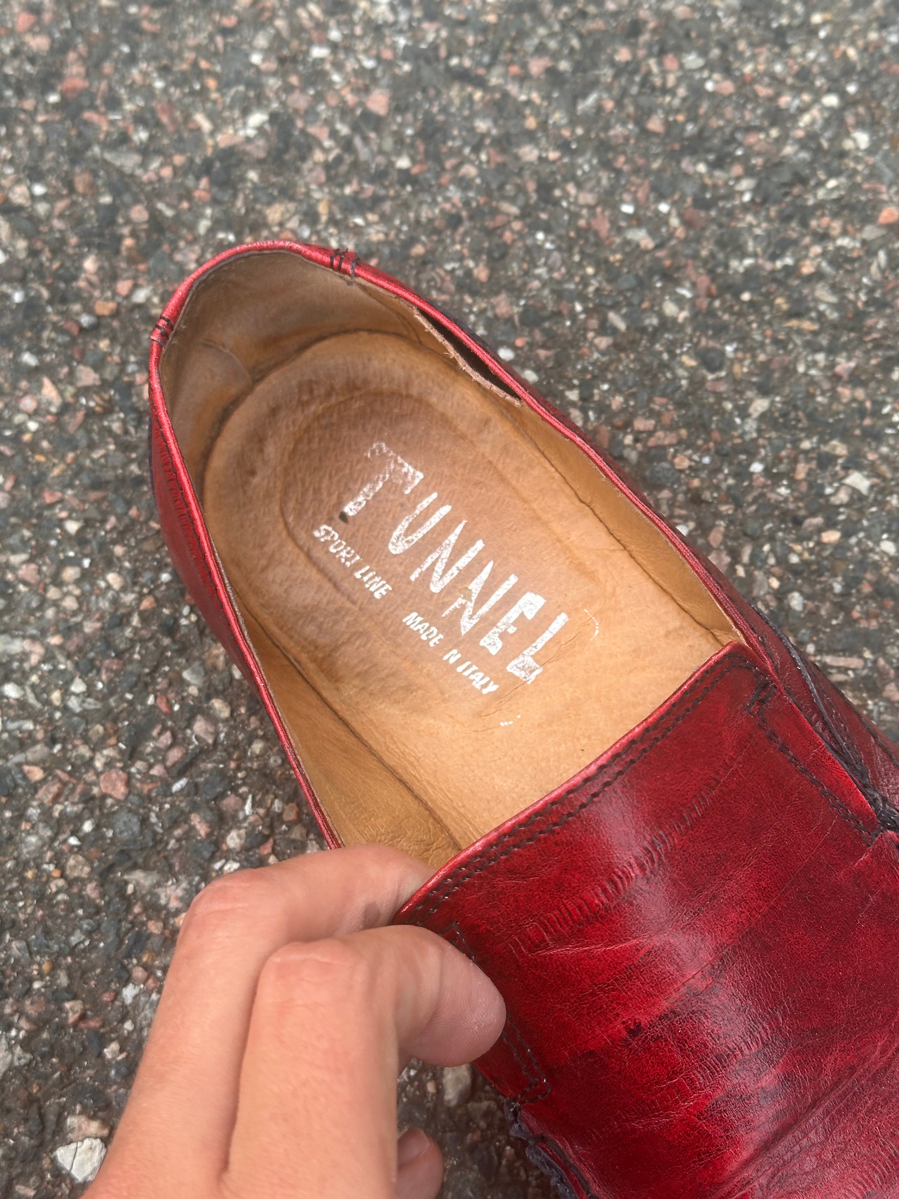 Tunnel Italian Bordeaux loafers
