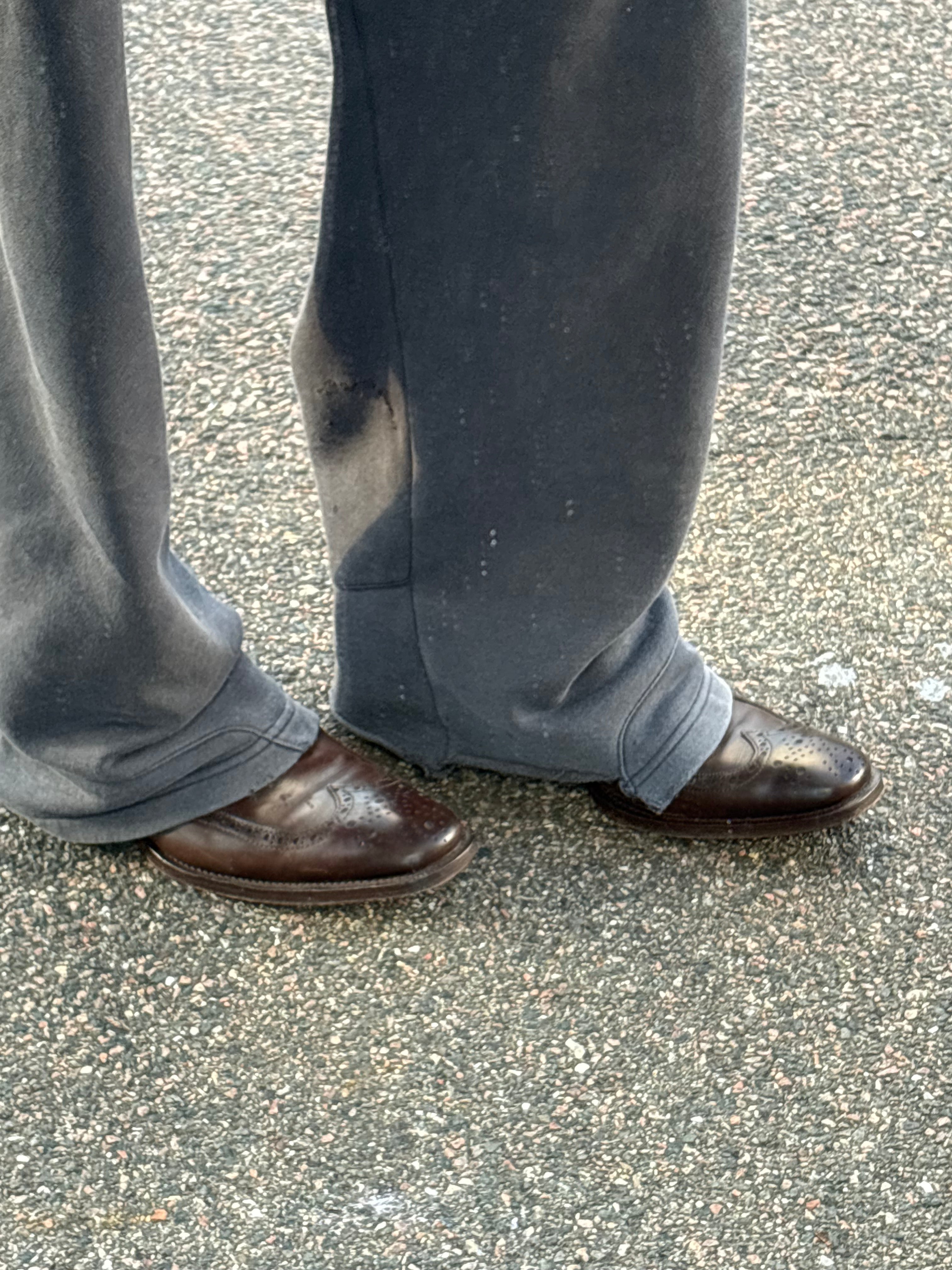 Vintage 2000s Italian Chelsea boots Deep coffee brown