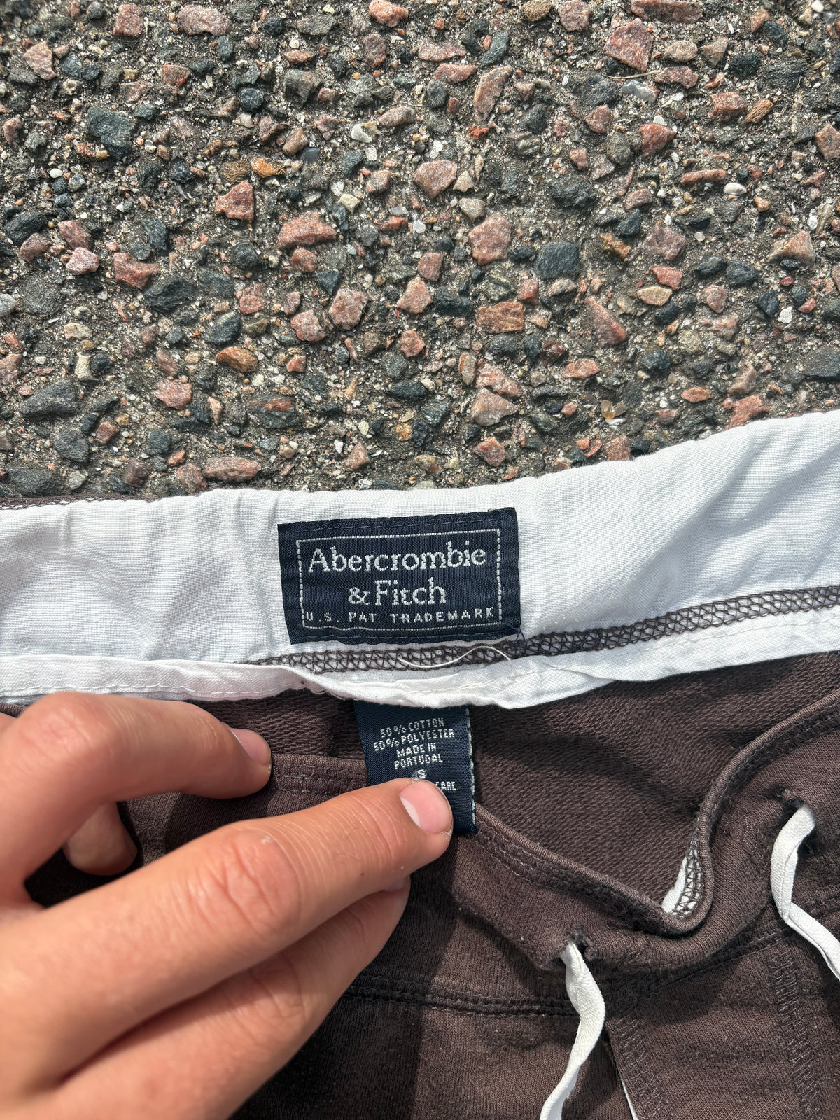 Vintage Brown Abercrombie baggy shorts