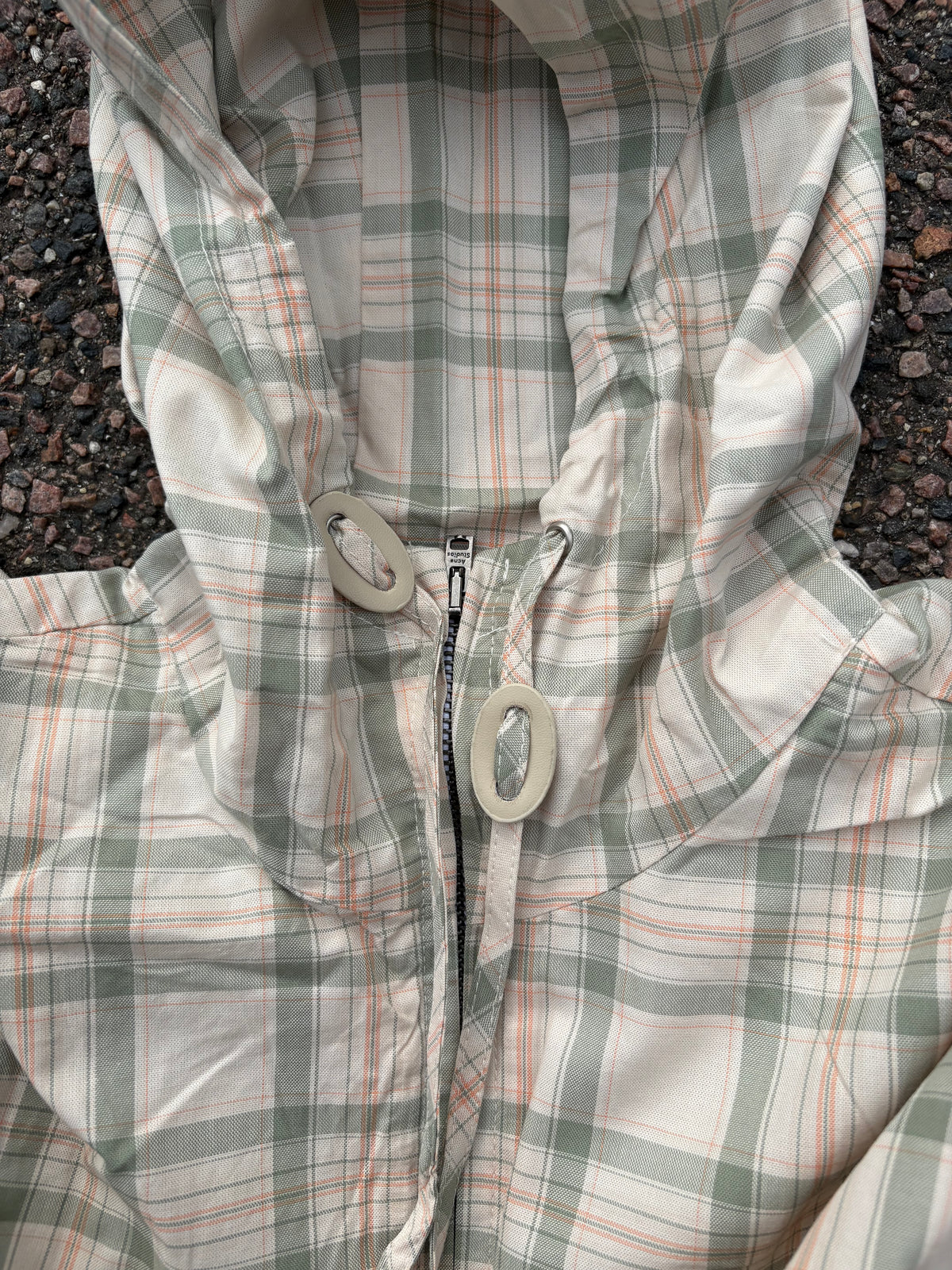 Acne studios zip up autumn jacket striped