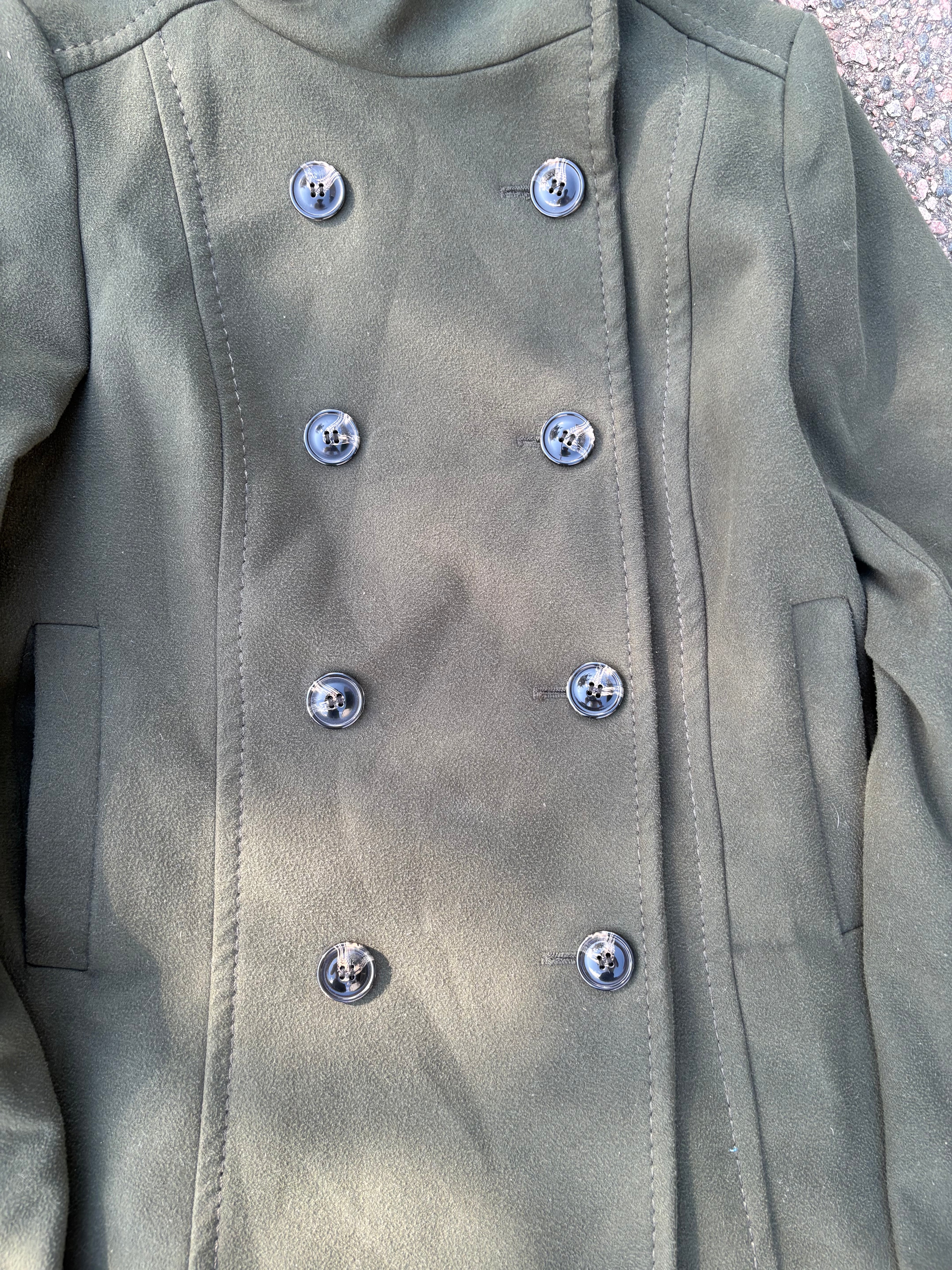 2008 H&M X Comme des garcons peacoat green