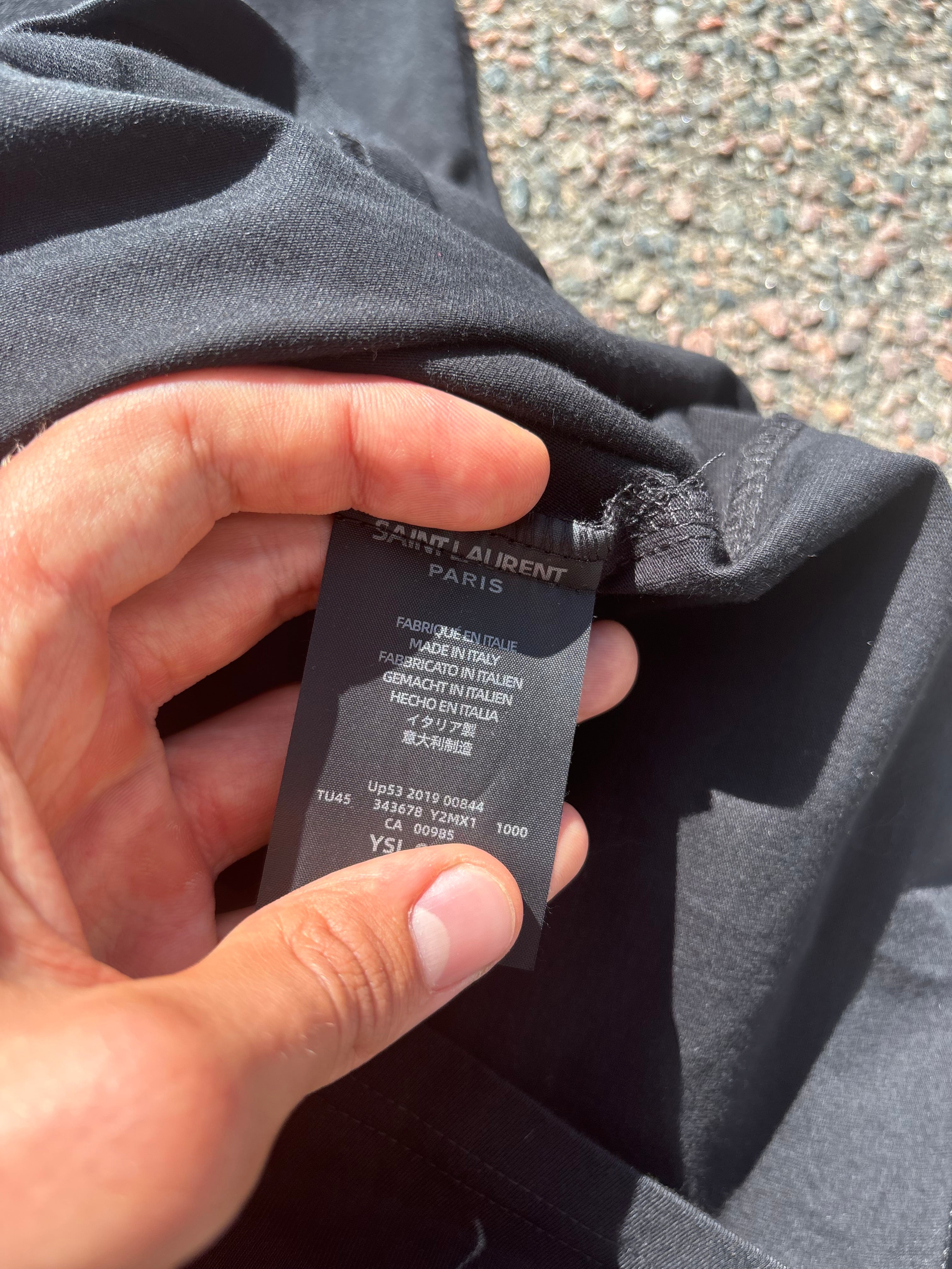 Saint Laurent black long shirt