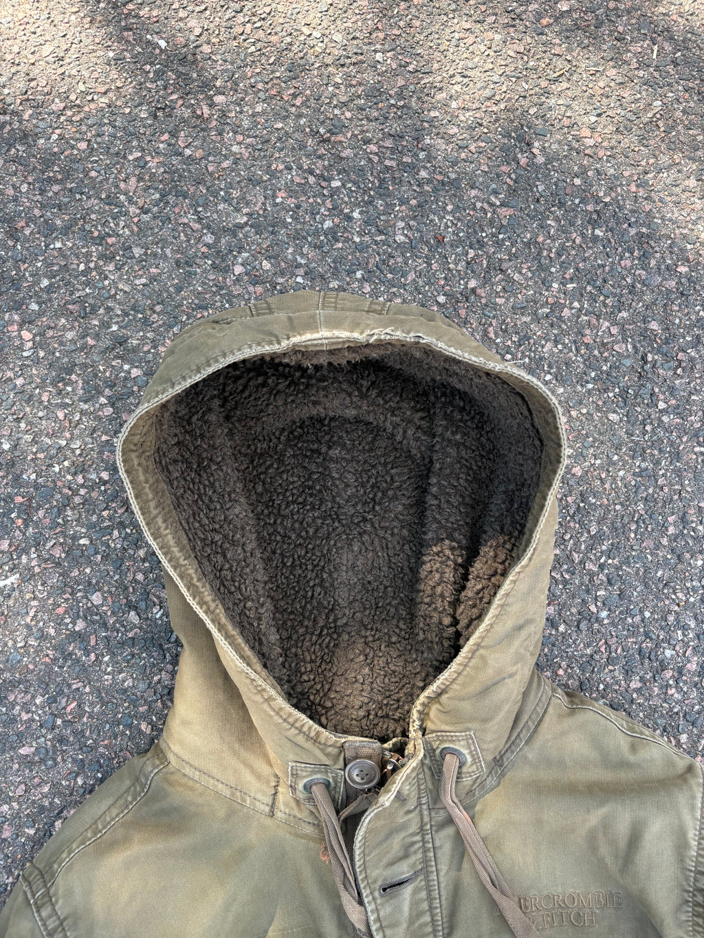 Abercrombie vintage 2000s Ultra heavy Wilcox jacket millitary green