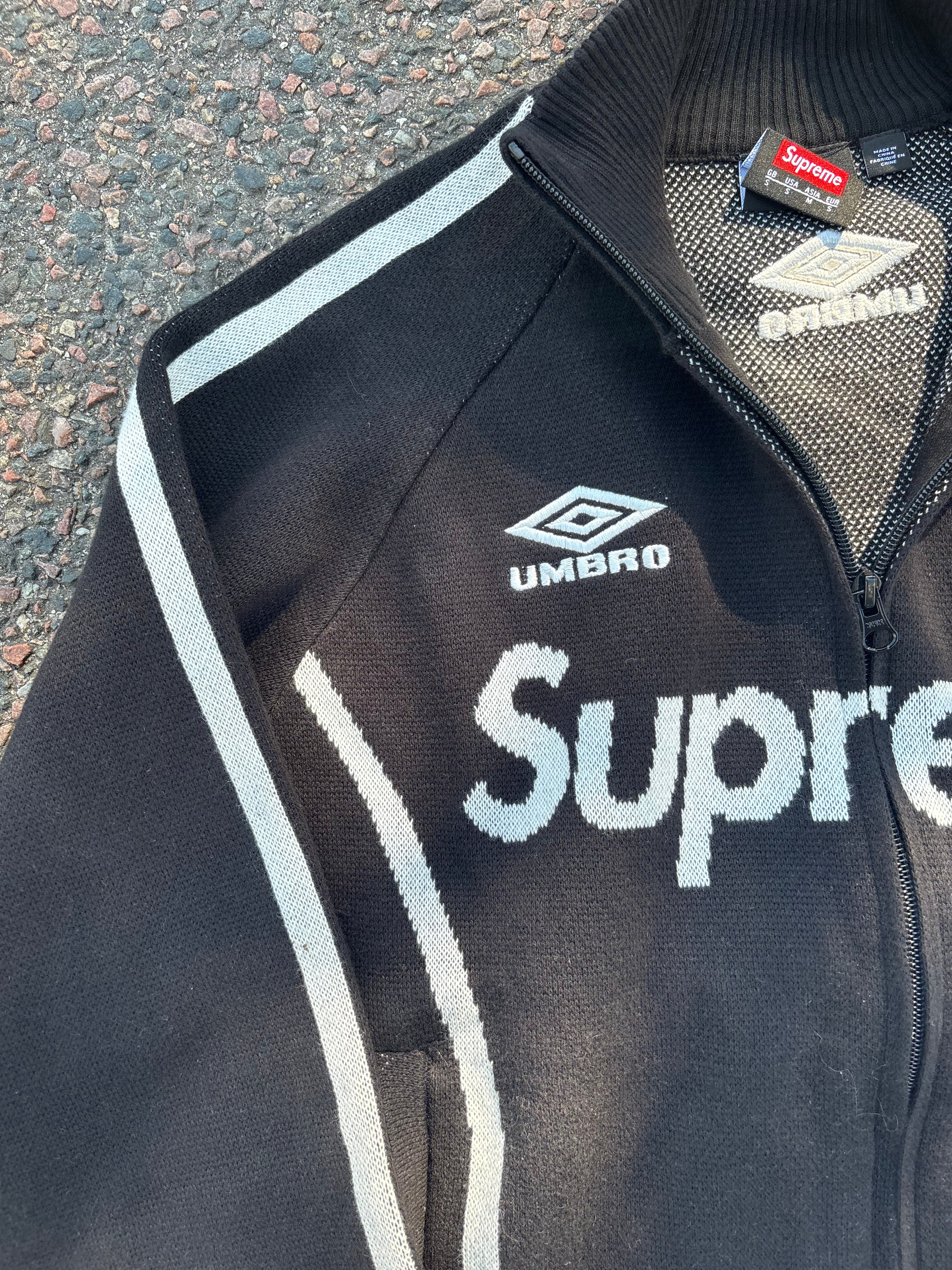 Supreme X Umbro knitted sweater black