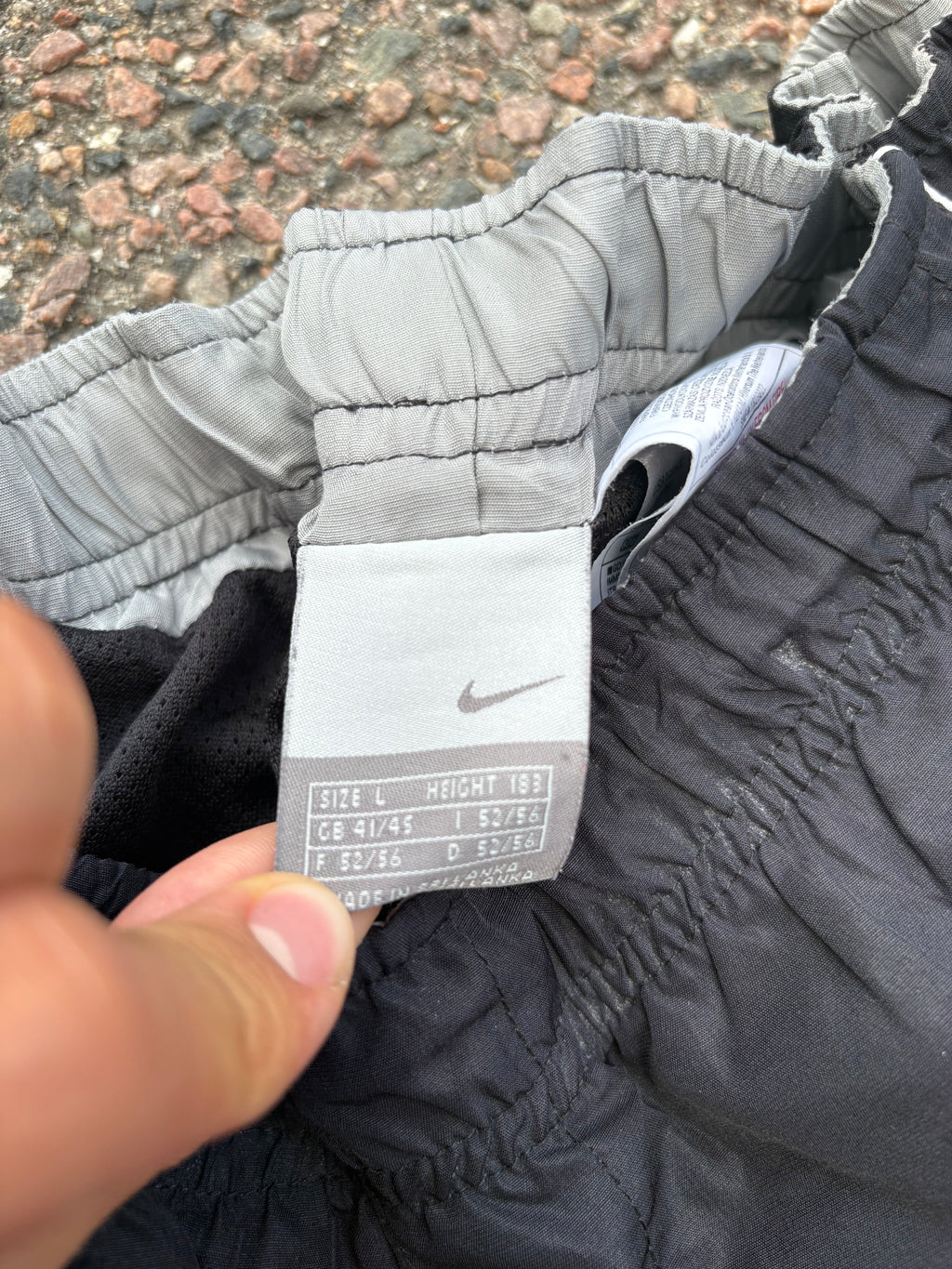 Nike shox Black track pants baggy