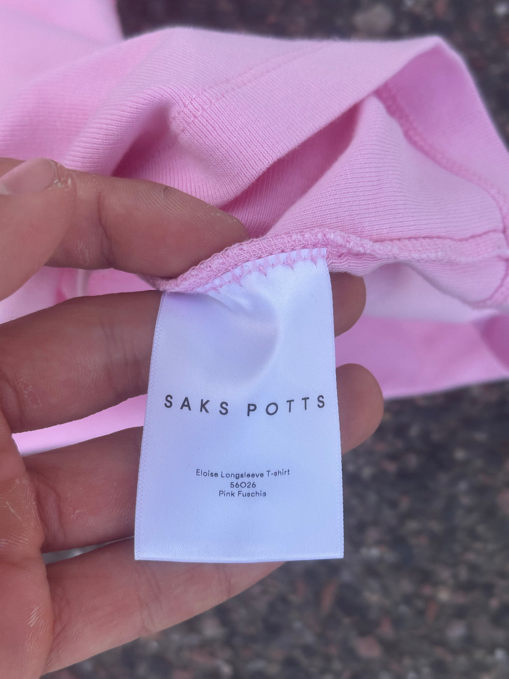 Saks Potts Eloise long sleeve pink