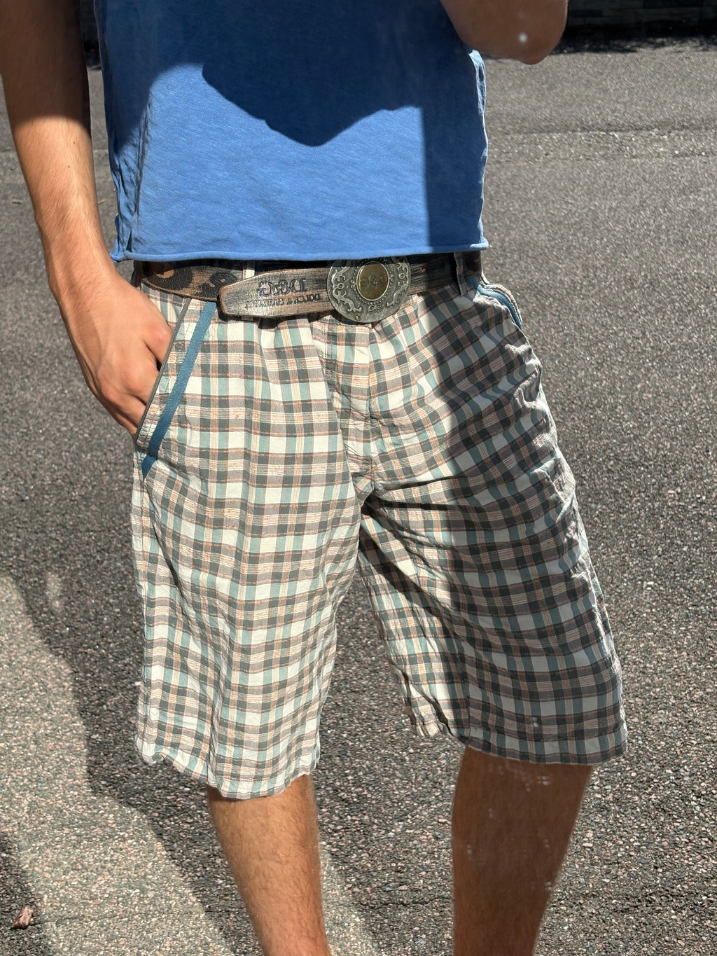 Dolce & Gabbana checkered shorts
