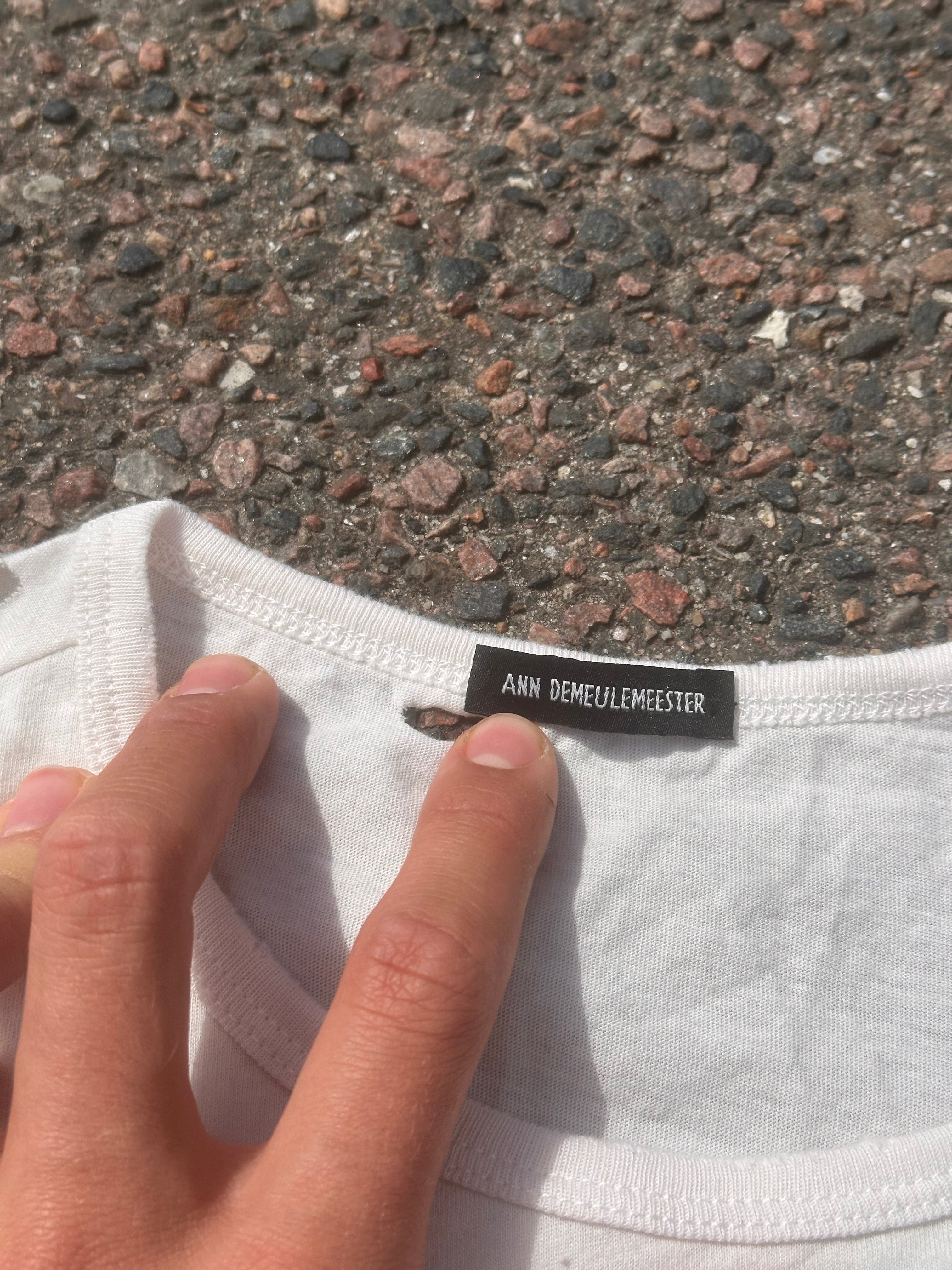 Ann demeulemeester White t shirt