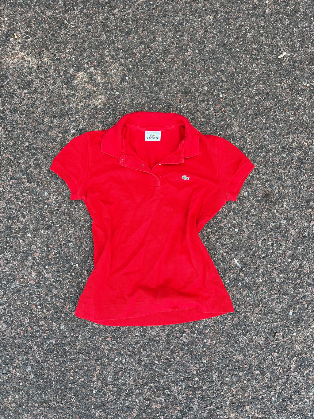 Vintage lacoste women’s size S red polo