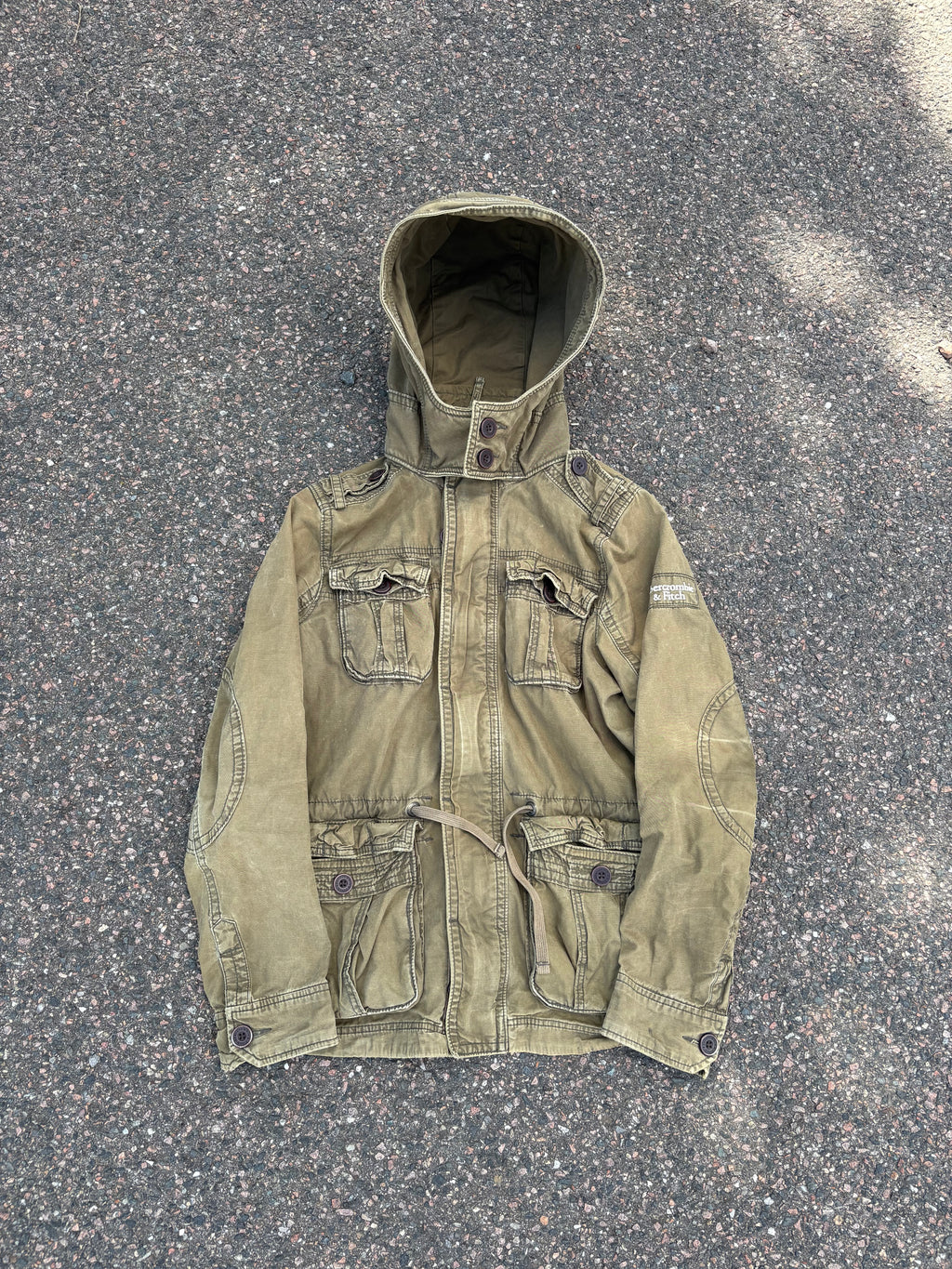 2000s Abercrombie military jacket